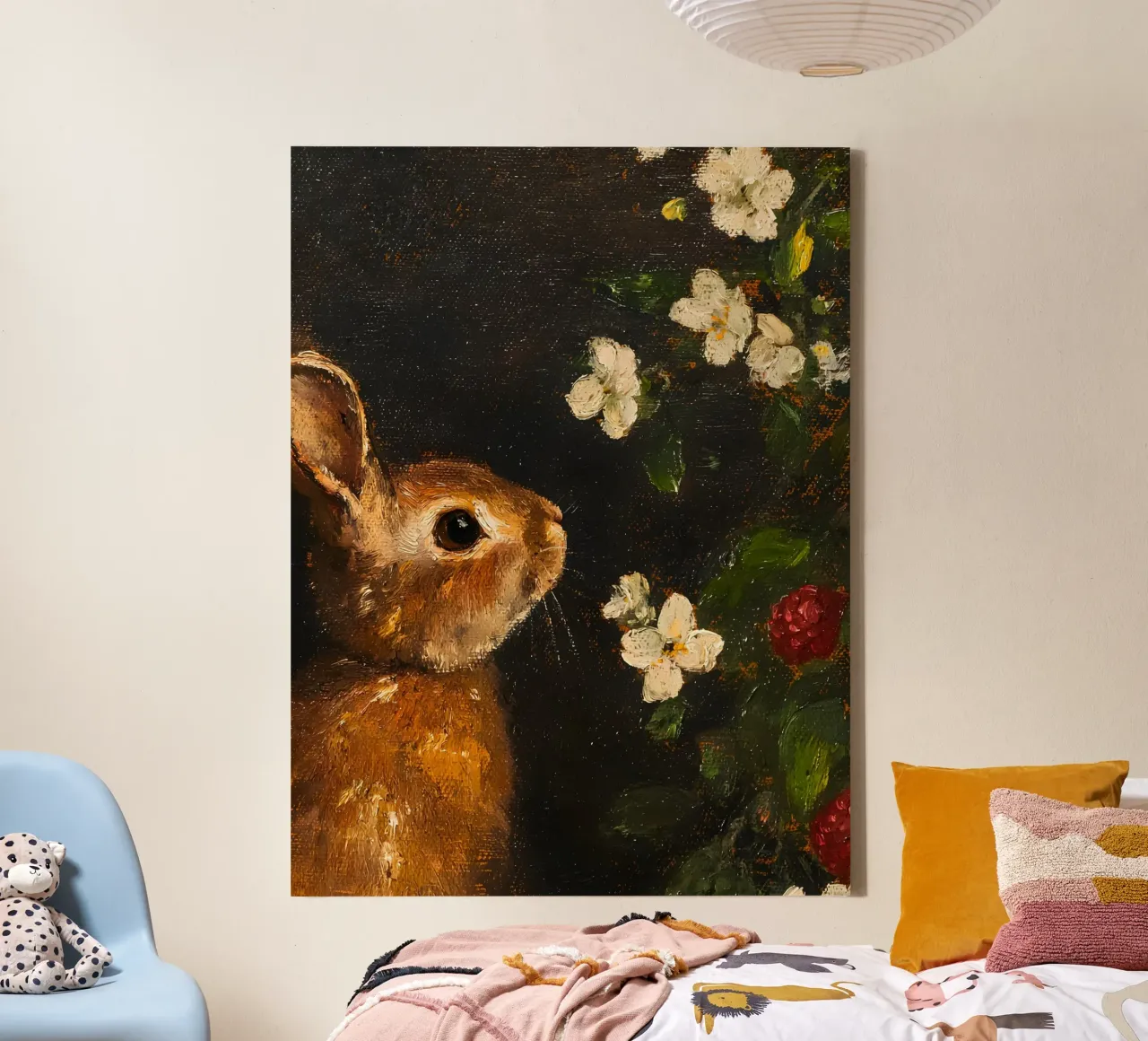 The Bunny canvas met Baklijst van Gypsy Galleria
