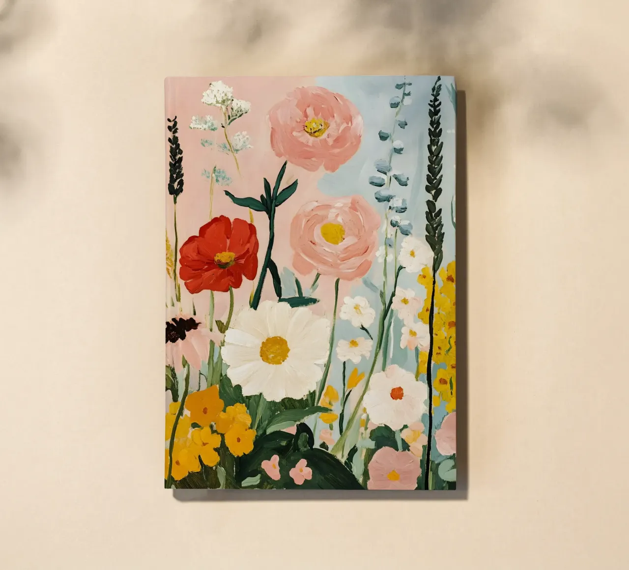 Painted Flowers notebook by Gypsy Galleria