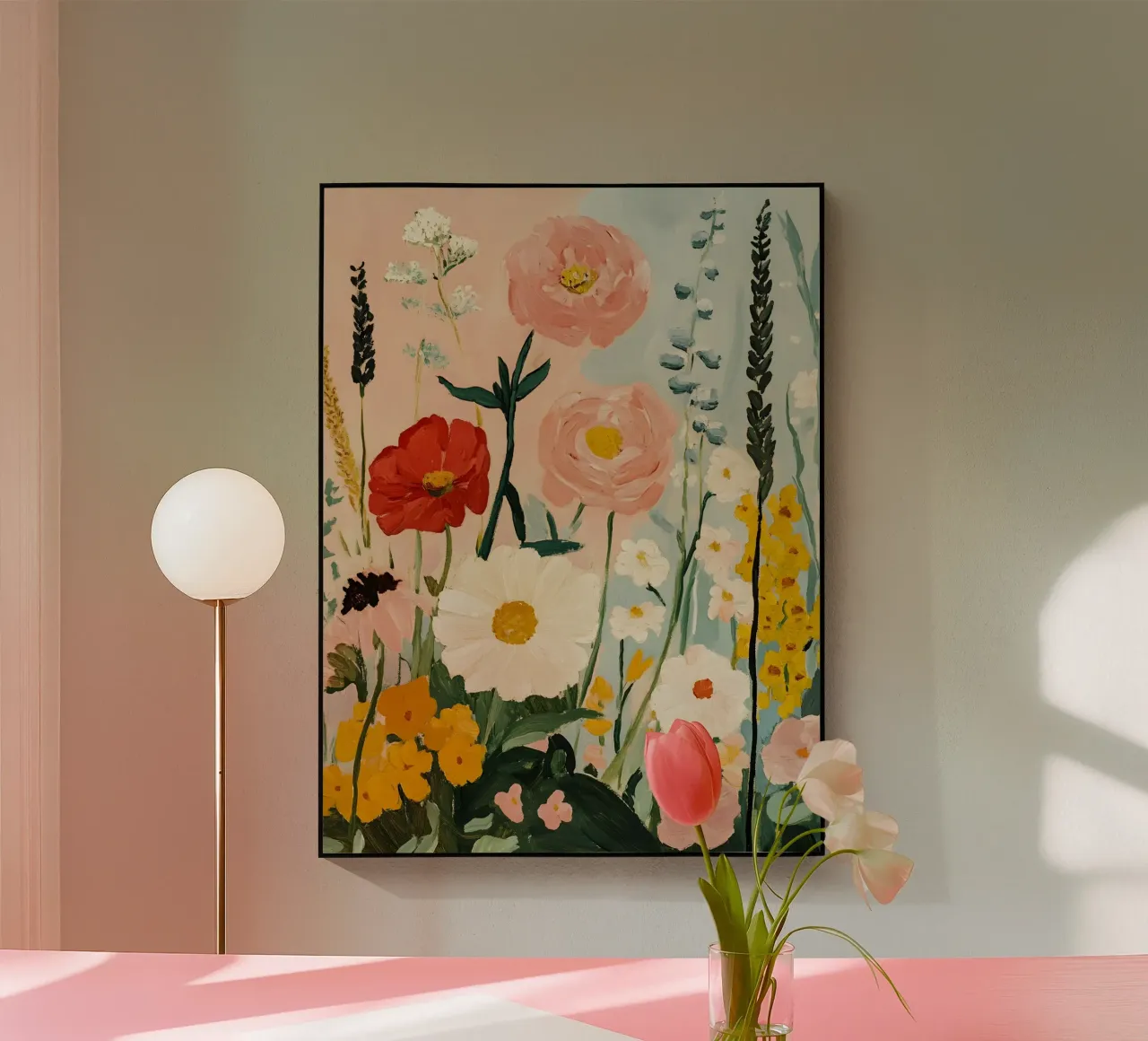 Painted Flowers plexiglass da Gypsy Galleria