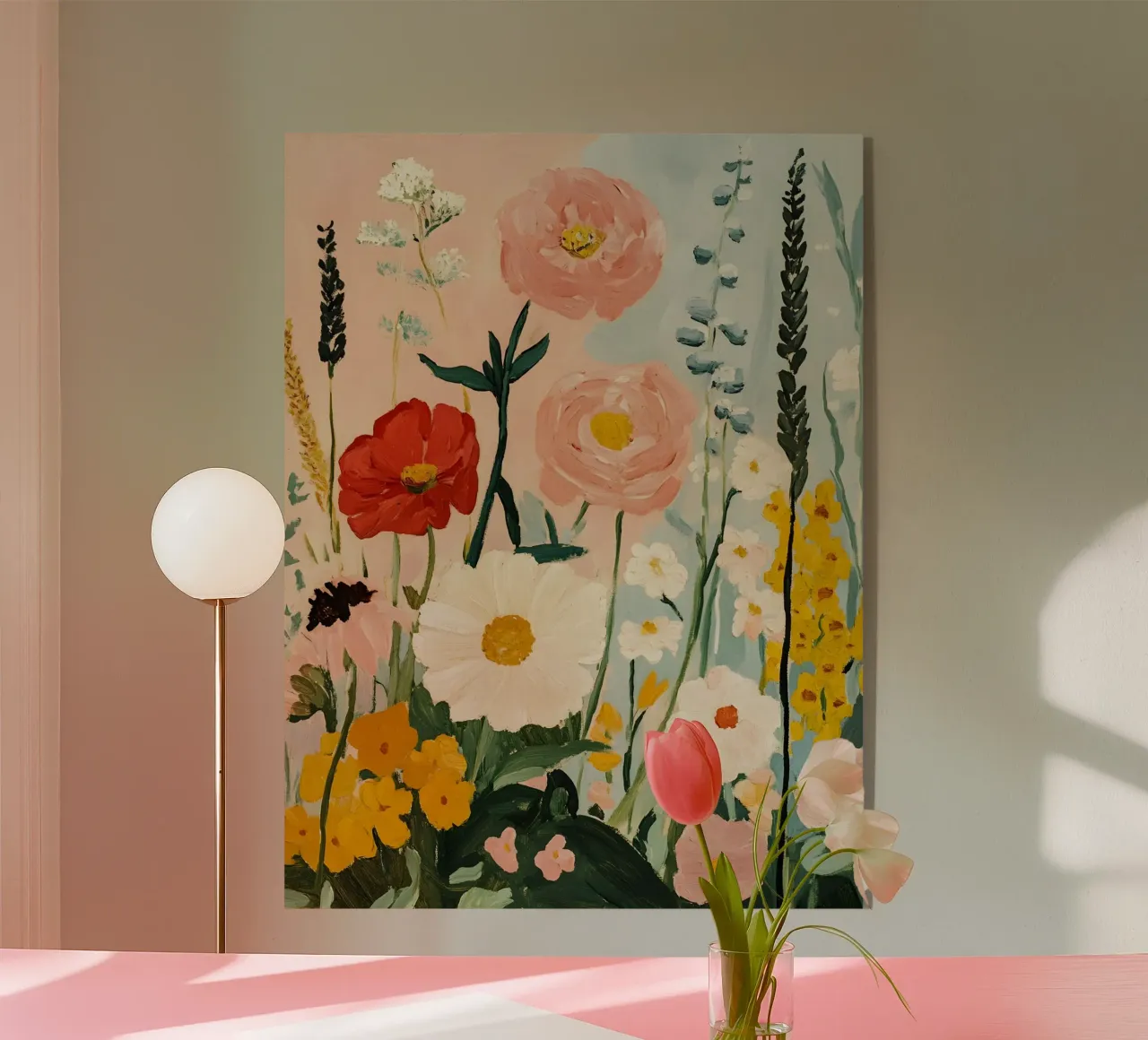 Painted Flowers plexiglass da Gypsy Galleria