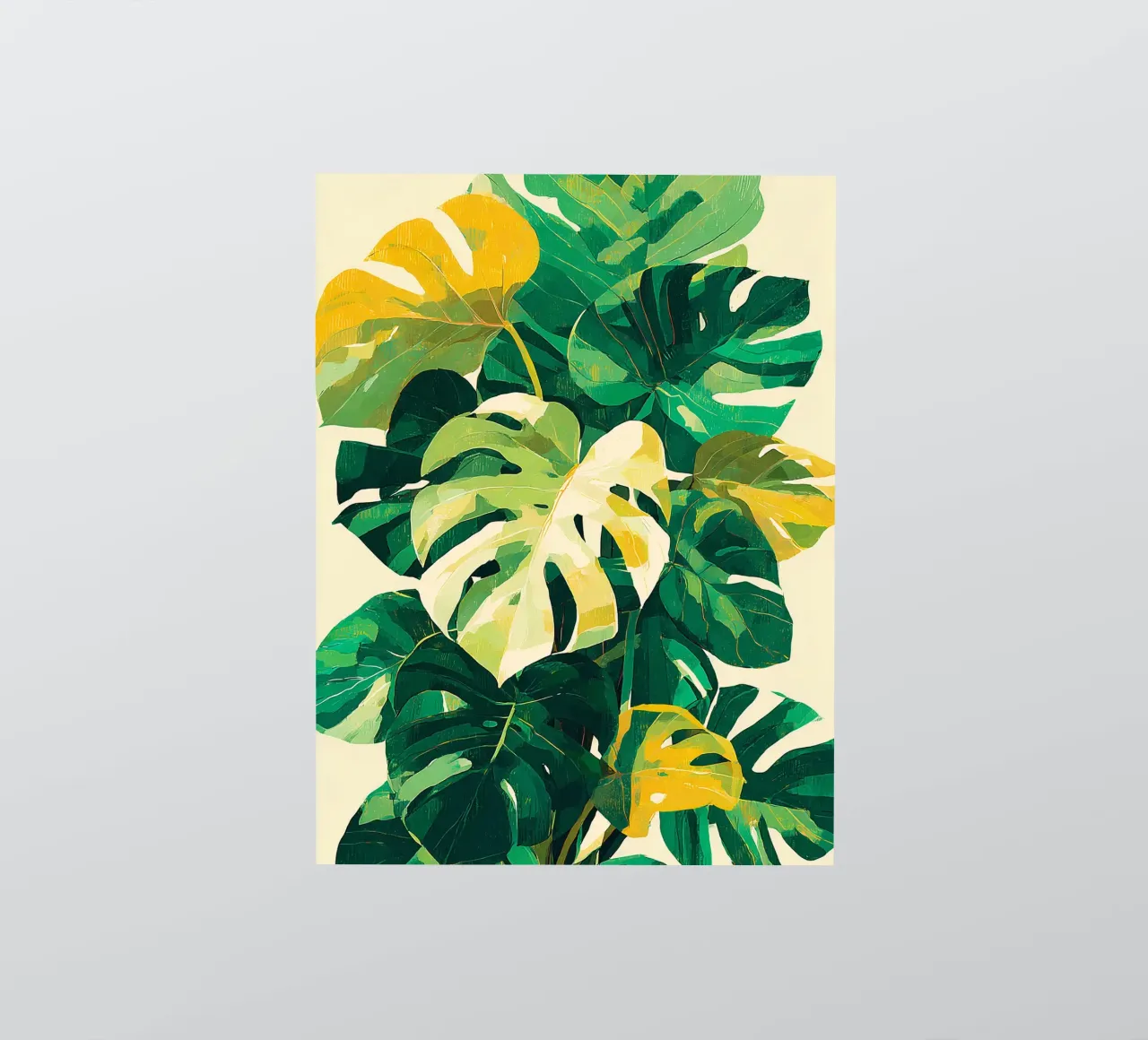 Leaves Tropical G sticker by Mateo