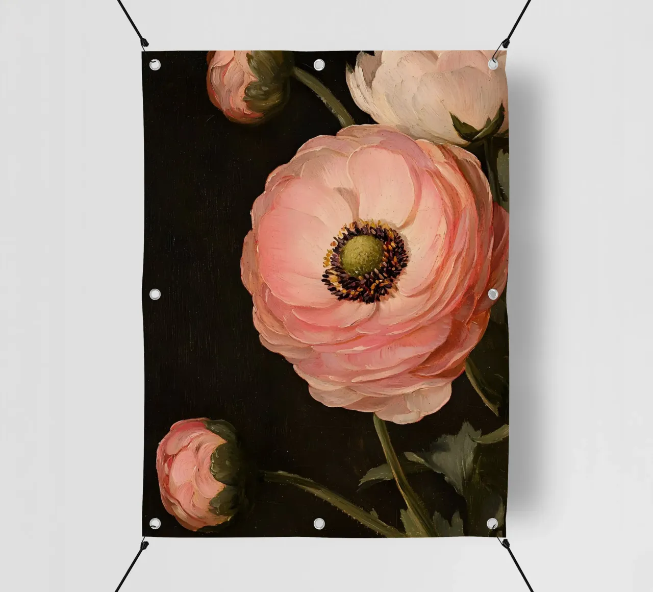 Peony Close Up telo in pvc da Gypsy Galleria
