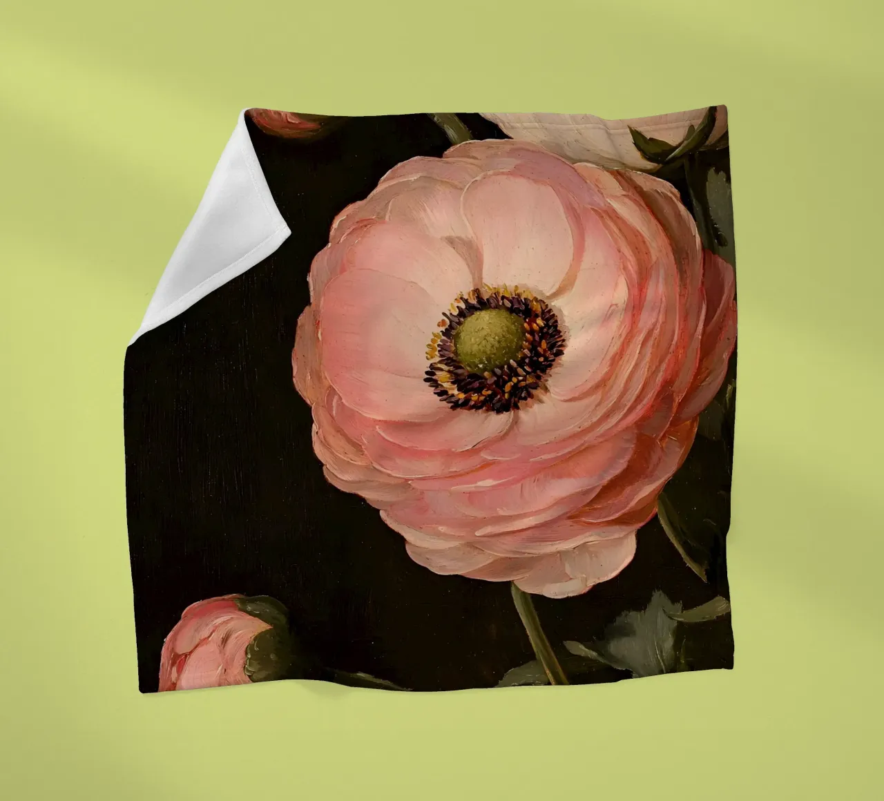 Peony Close Up coperta in pile da Gypsy Galleria