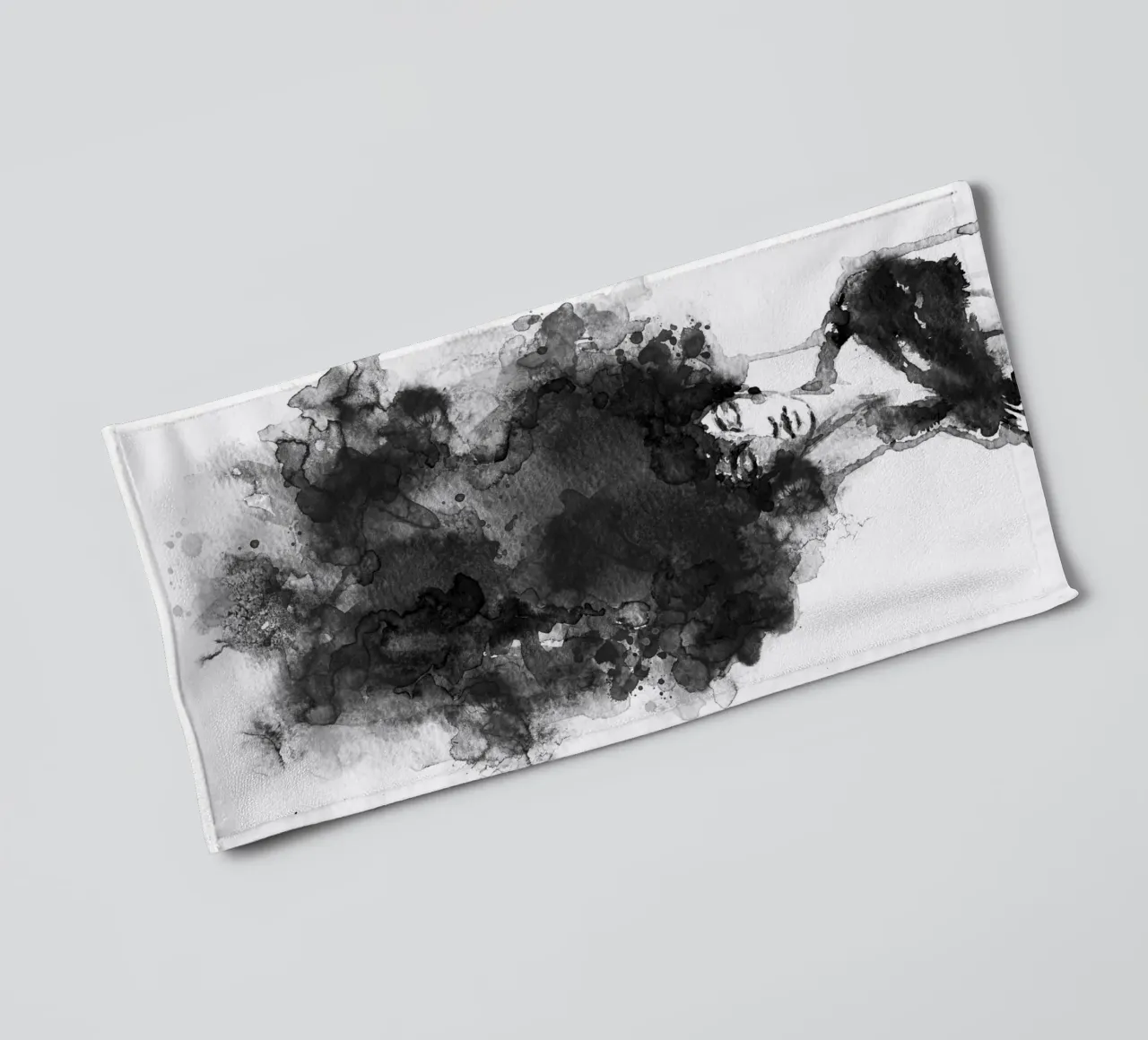 Head in the Clouds asciugamano da bagno da Graphite