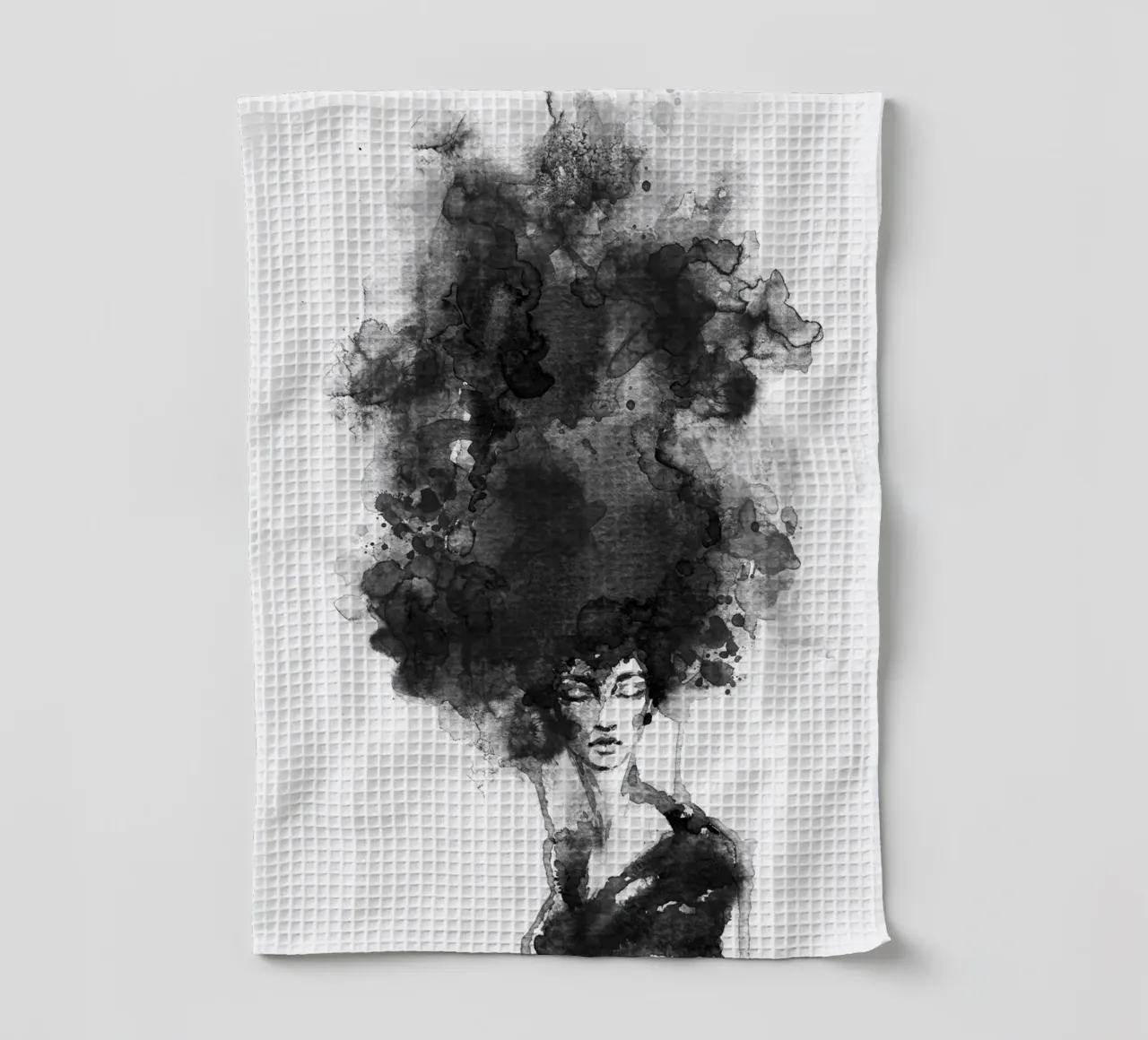 Head in the Clouds tea towel by Graphite