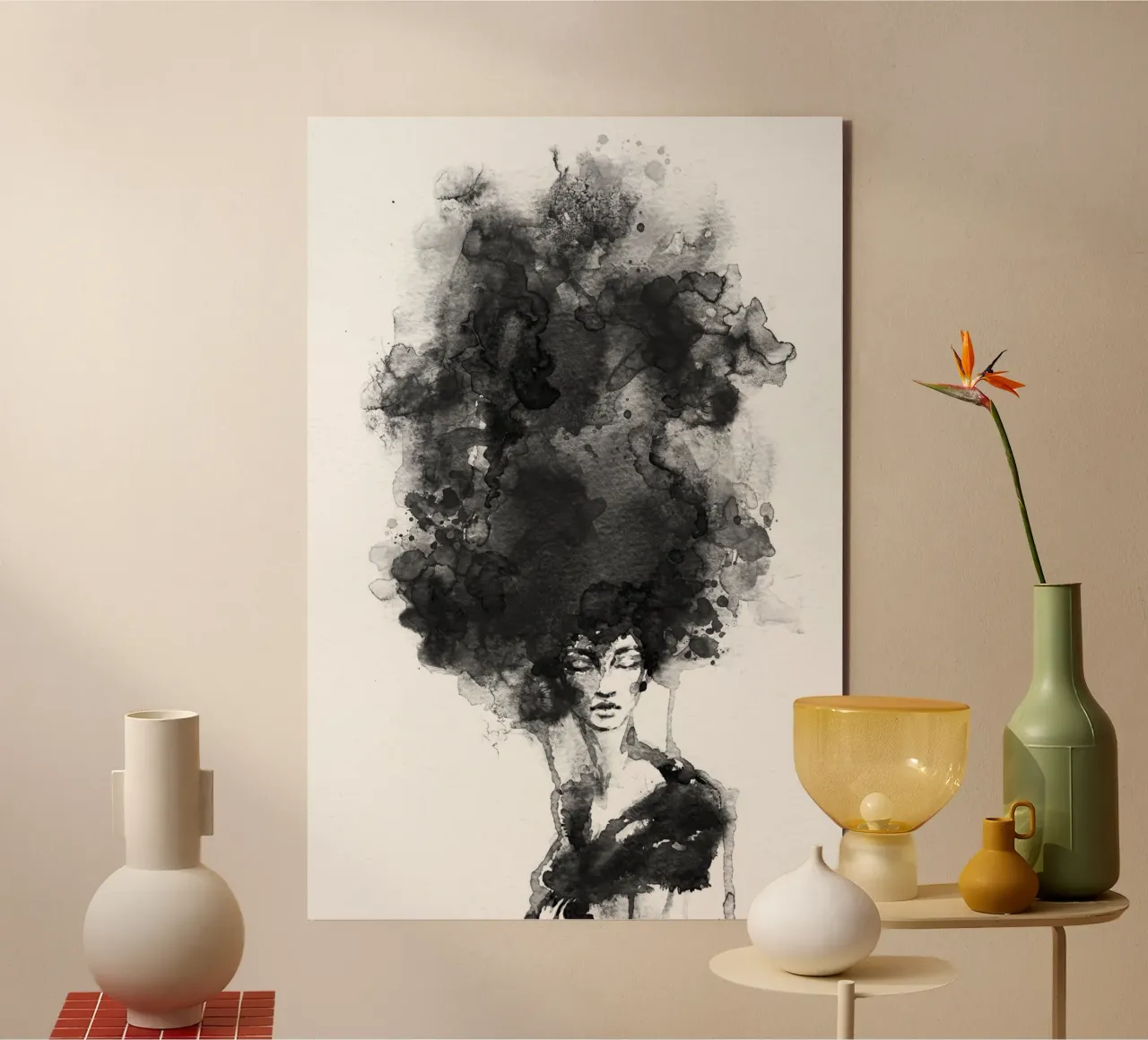 Head in the Clouds alluminio dibond da Graphite