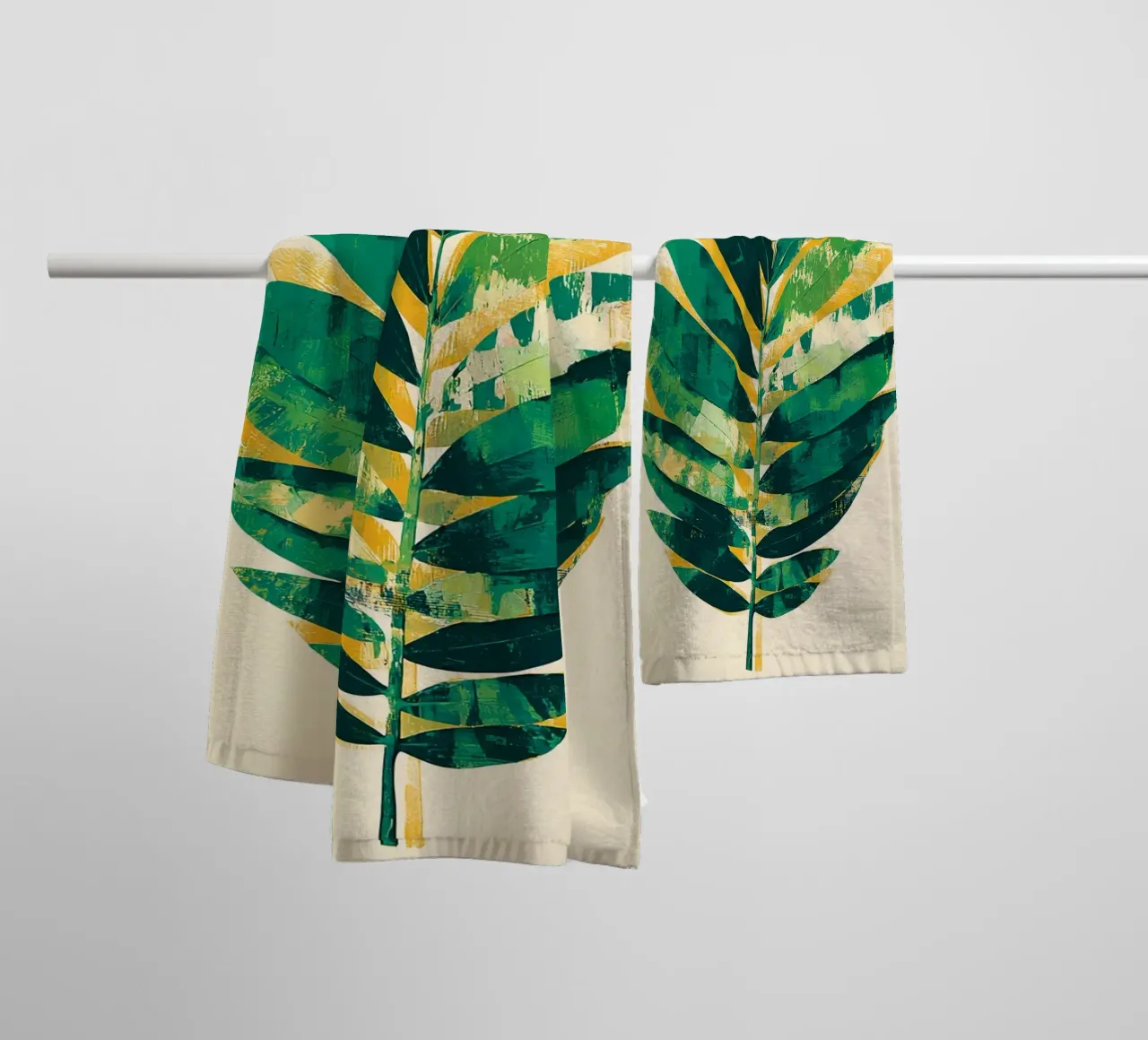Palm Tropical B towel by Mateo