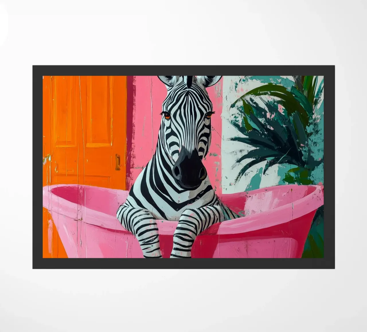 Zebra in bagno zerbino da Justyna Jaszke JBJart