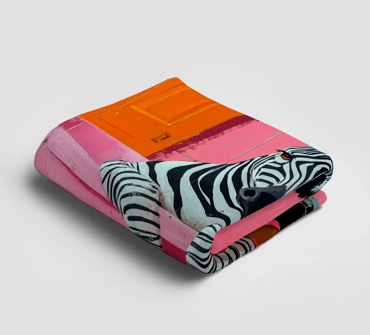 Zebra in bagno asciugamano da bagno da Justyna Jaszke JBJart