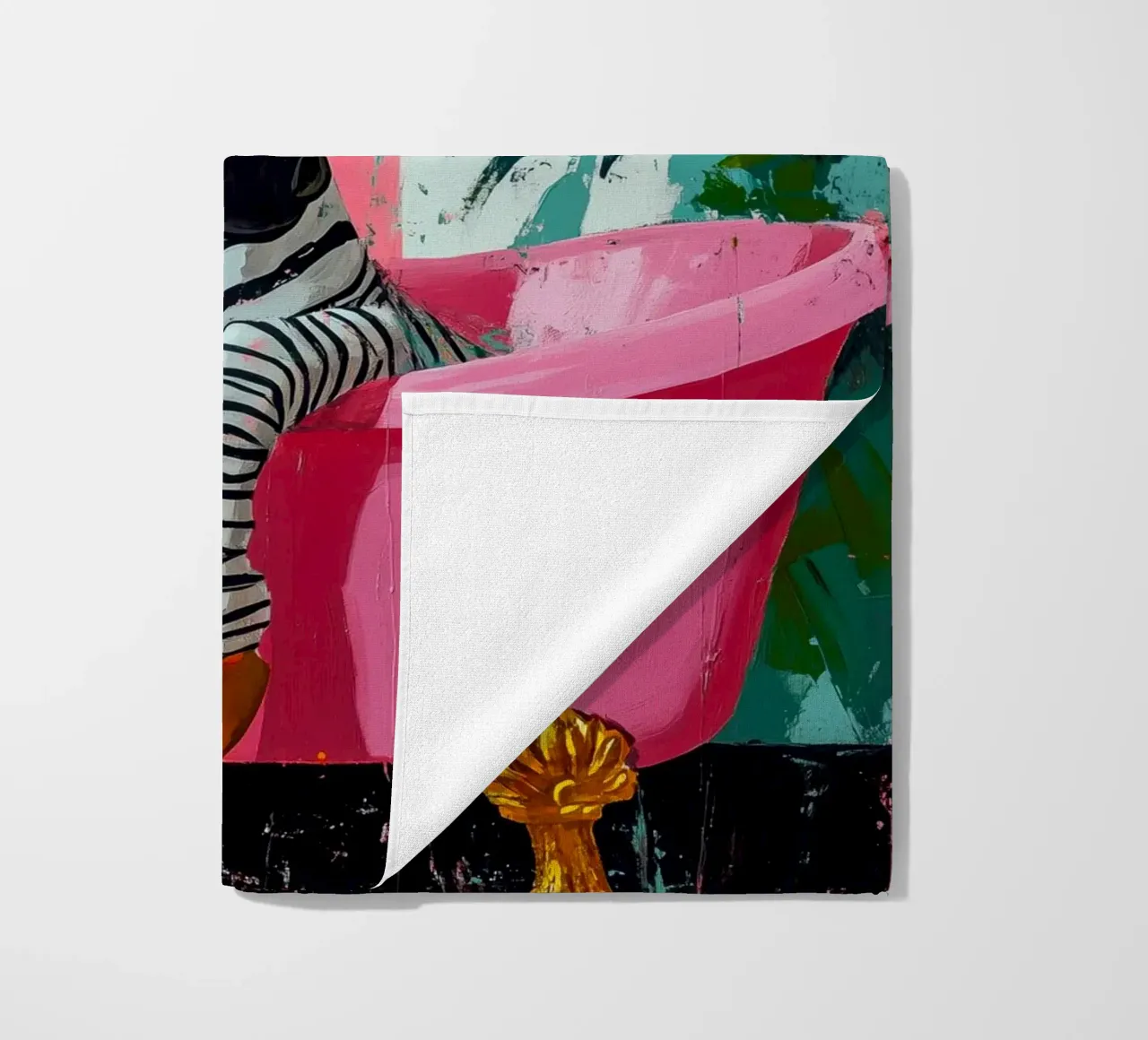 Zebra in bagno telo mare da Justyna Jaszke JBJart