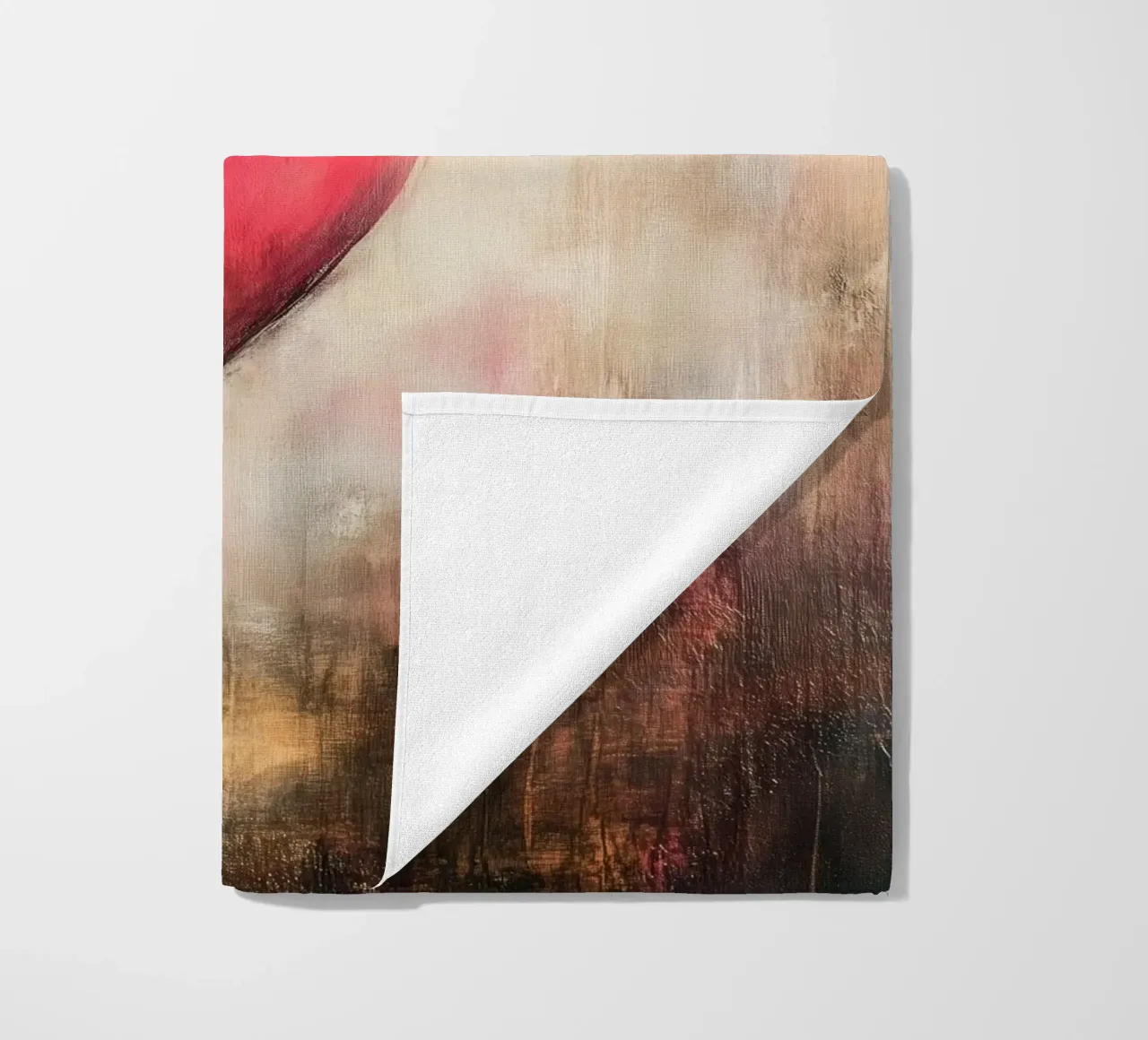My heart beach towel by Justyna Jaszke JBJart