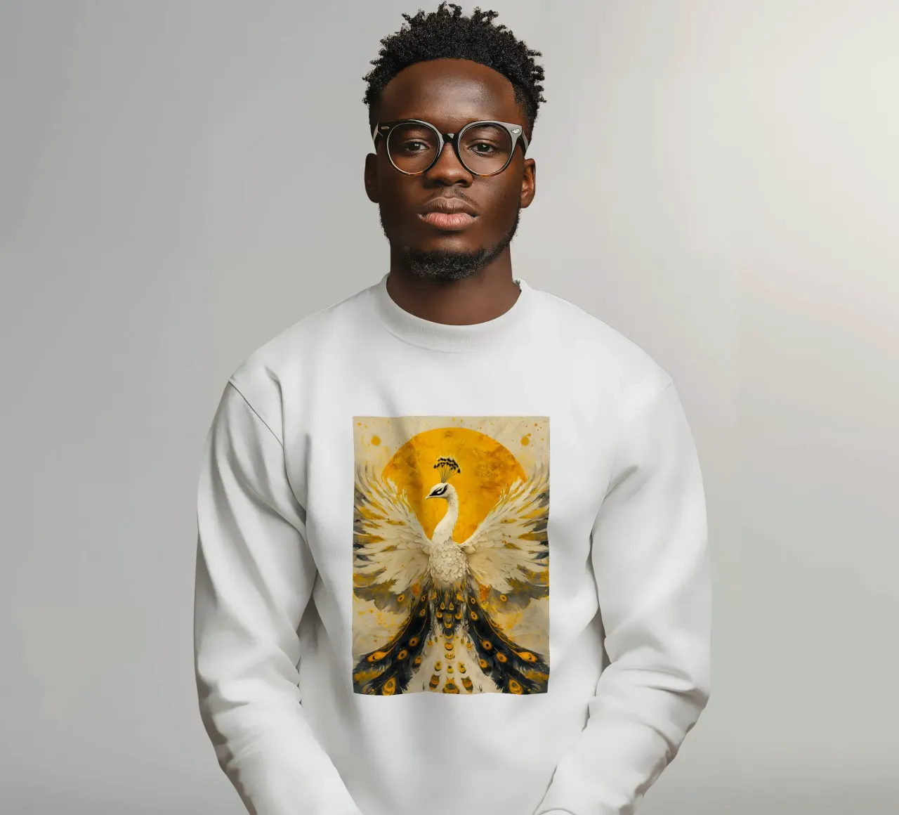 Pavone d'oro felpa da Justyna Jaszke JBJart