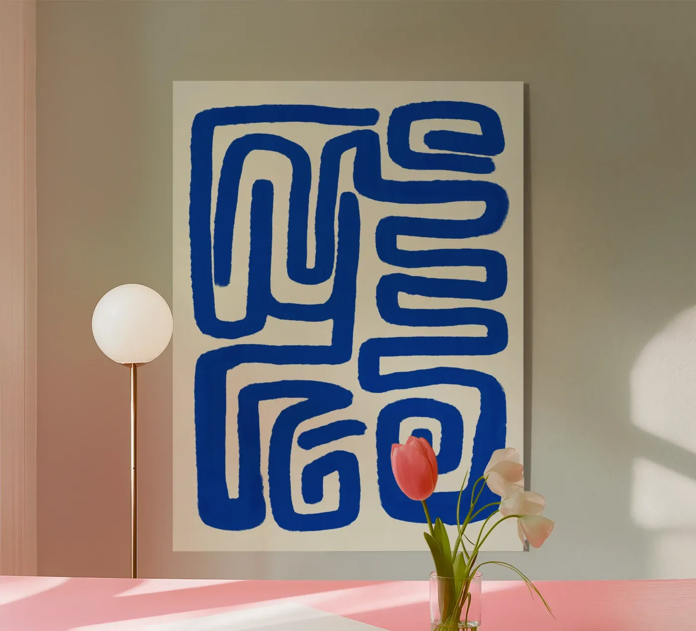 Linea blu art 03 plexiglass da Little Dean