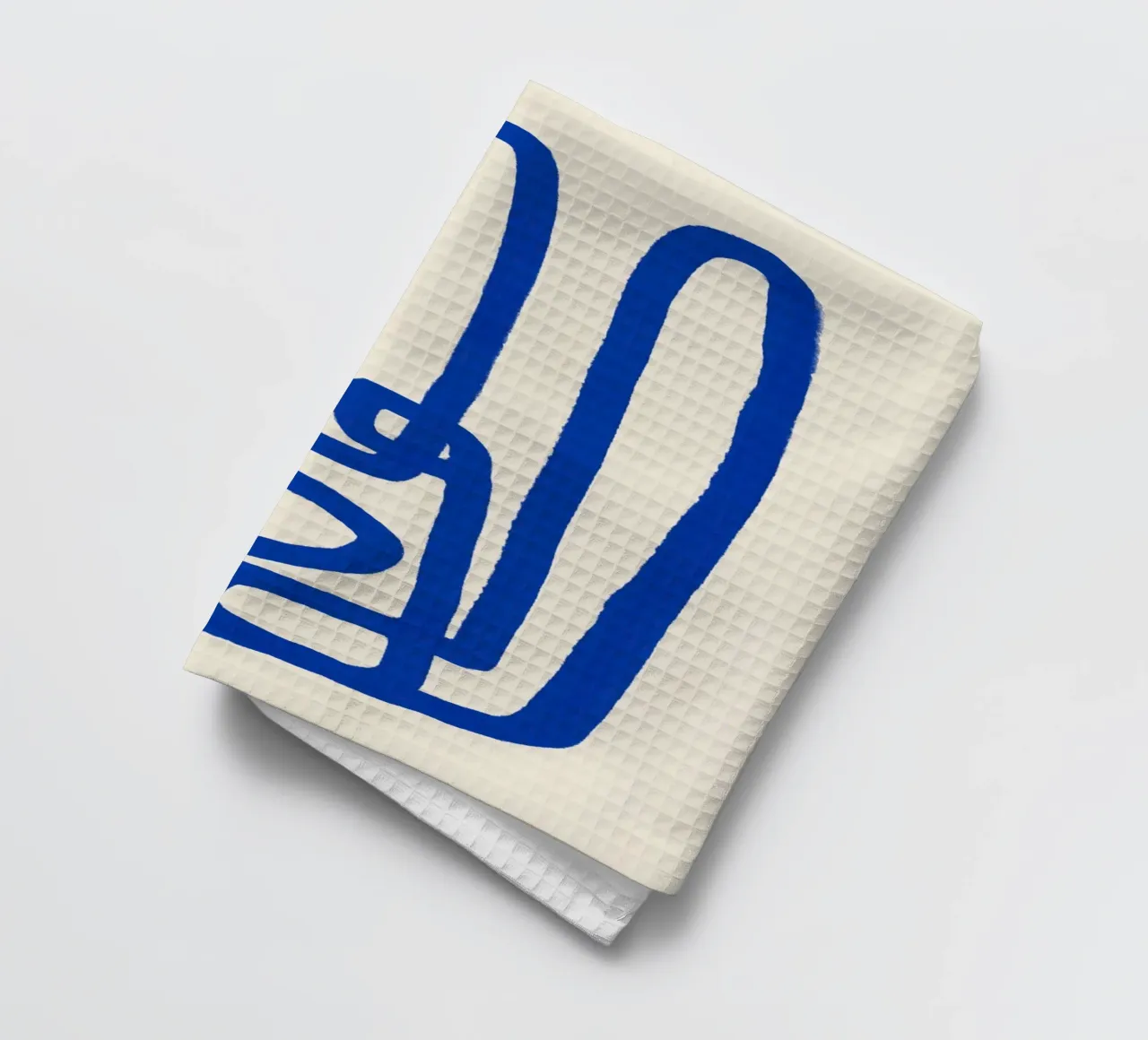 Linea blu art 02 canovaccio da cucina da Little Dean