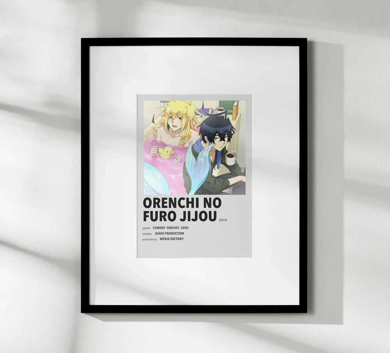 ORENCHI NO FURO JIJOU  2014 poster con telaio in plastica da Totoya