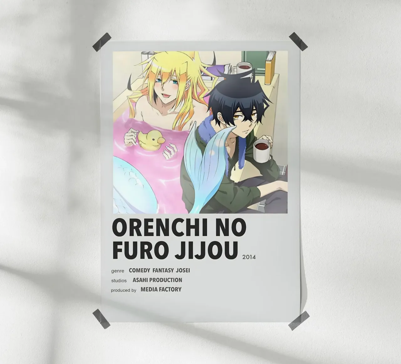 ORENCHI NO FURO JIJOU  2014 poster con telaio in plastica da Totoya