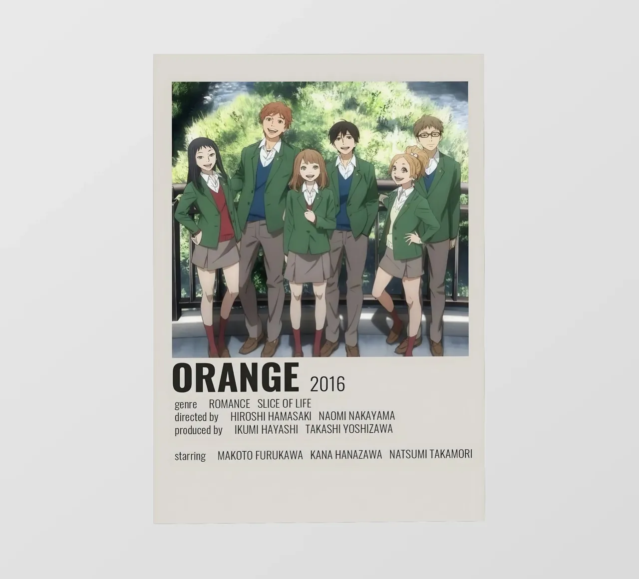 ORANGE 2016 pellicola backlit da Totoya