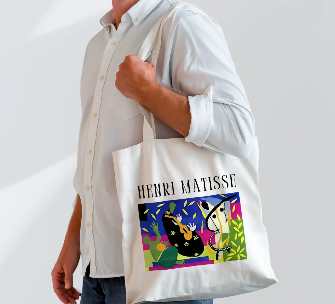 Henri Matisse - I dolori del re borsa in juta da tokovictory
