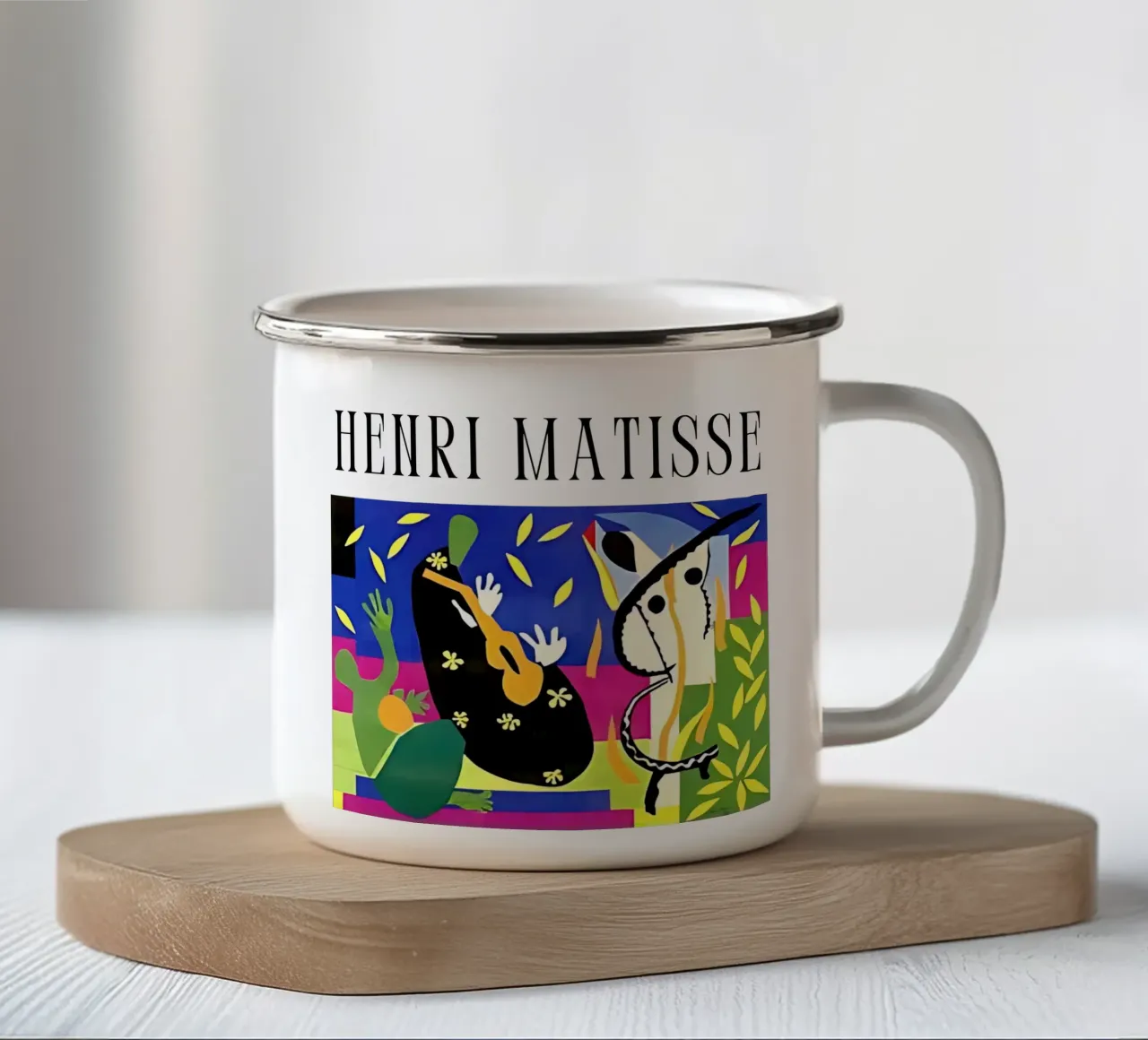 Henri Matisse - I dolori del re tazza in smalto da tokovictory