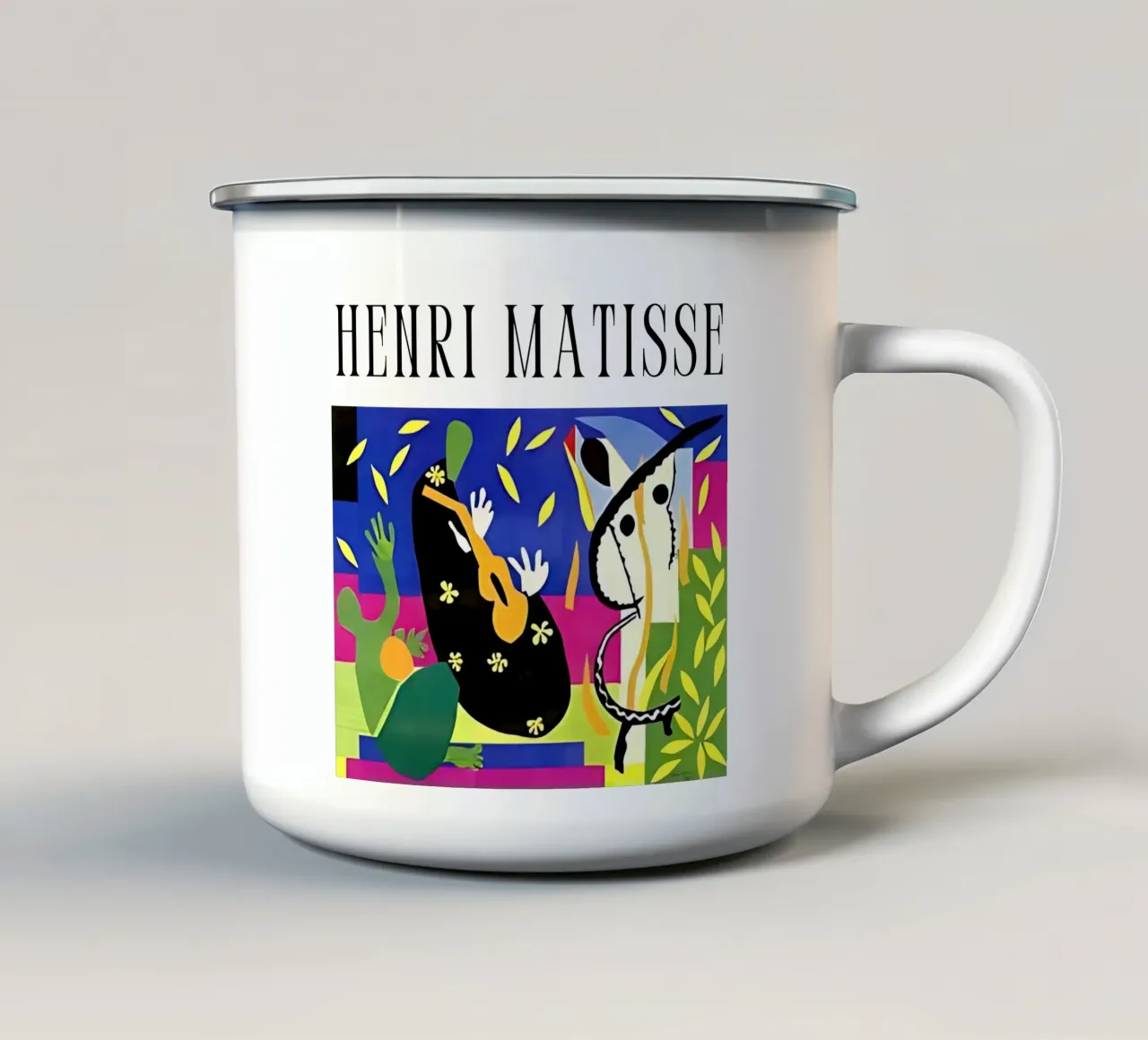 Henri Matisse - I dolori del re tazza in smalto da tokovictory