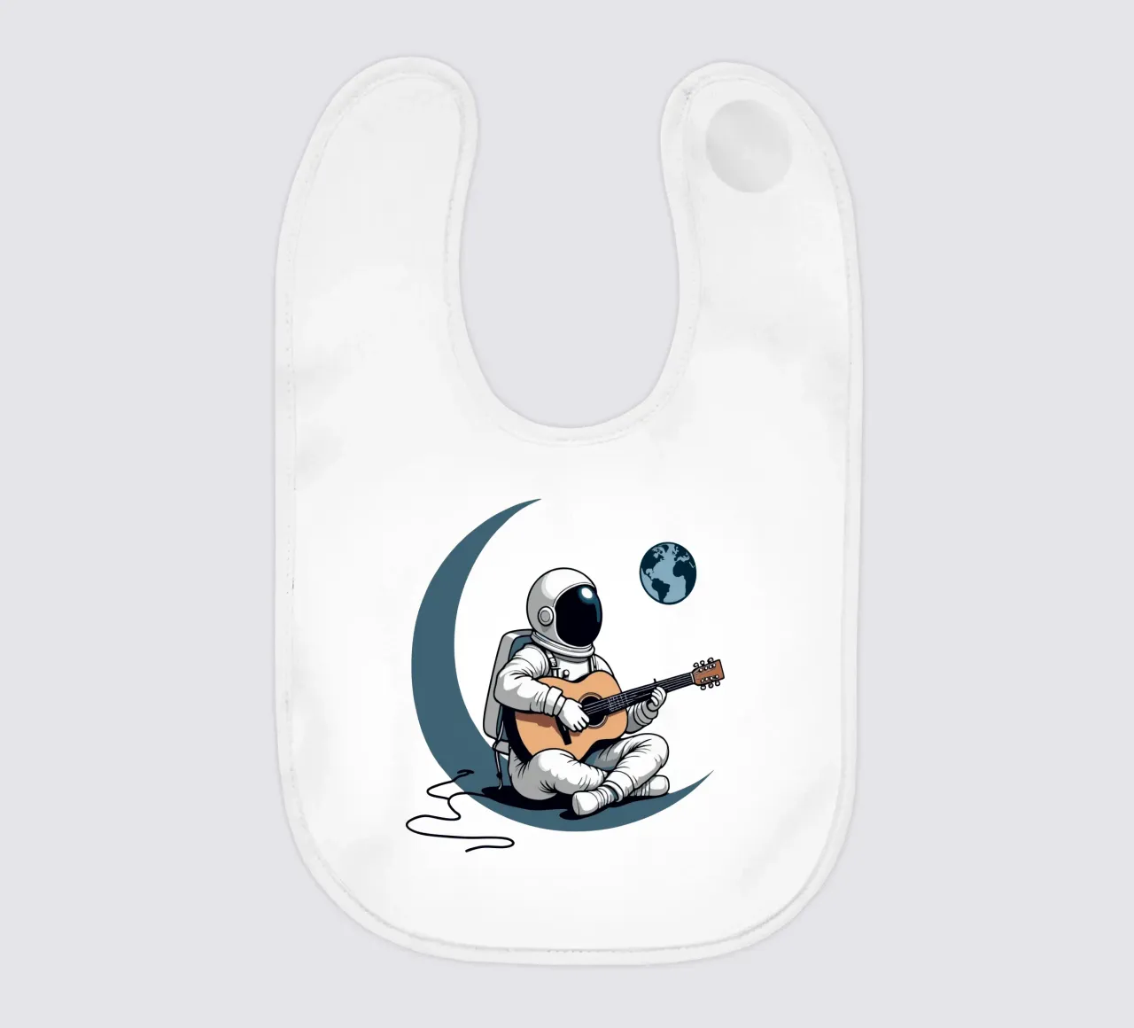 Chitarra astronauta lunare bavaglino da artdesign1985