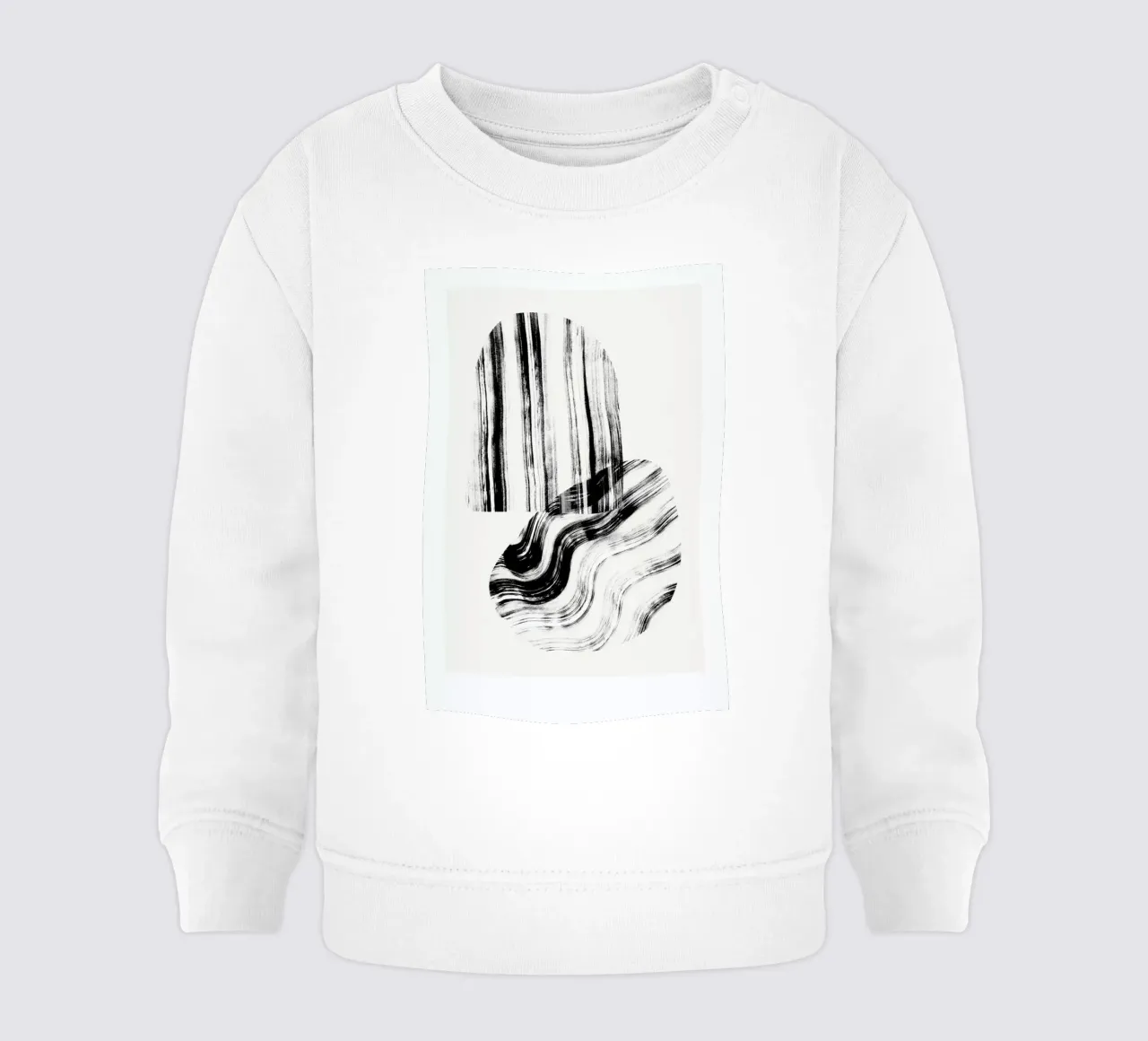 Negative Brush Strokes sudadera de bebé de Graphite