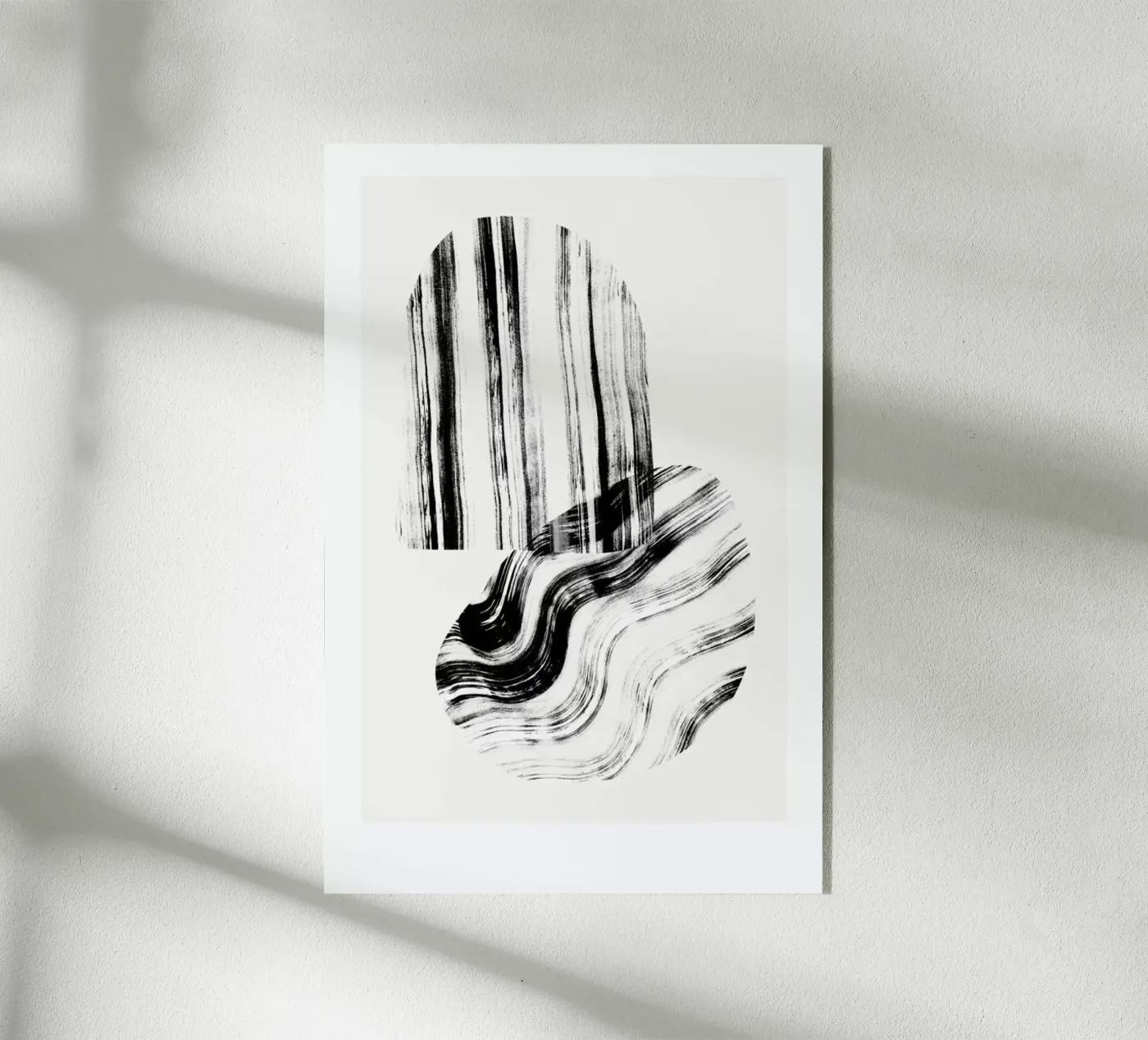 Negative Brush Strokes plexiglass da Graphite