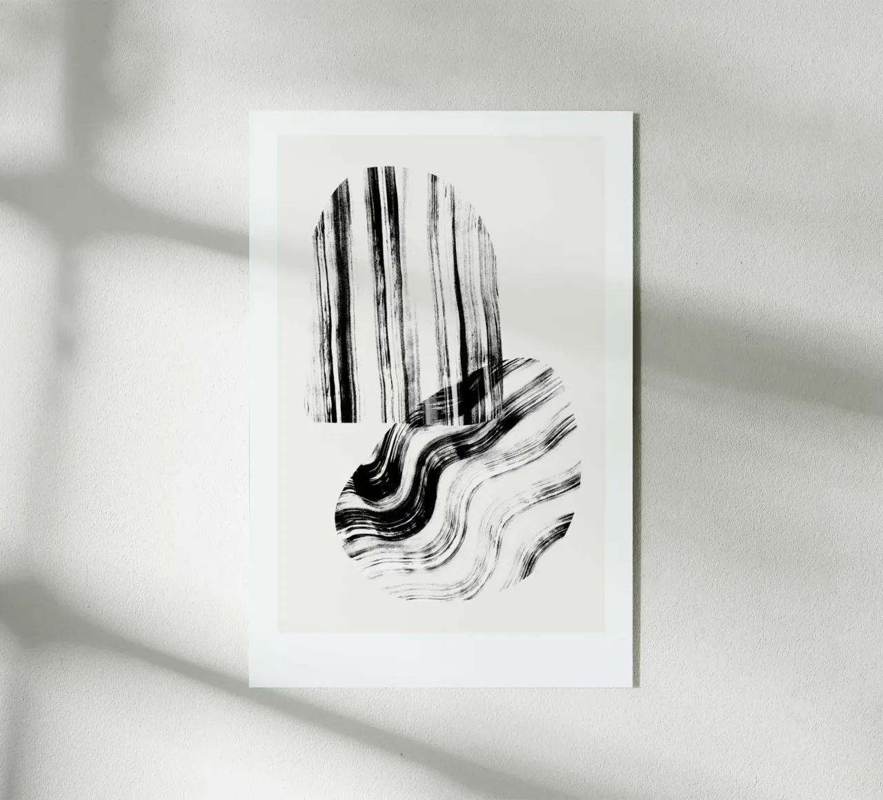 Negative Brush Strokes plexiglass da Graphite