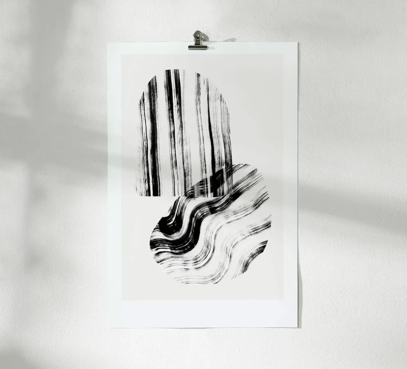 Negative Brush Strokes poster da Graphite