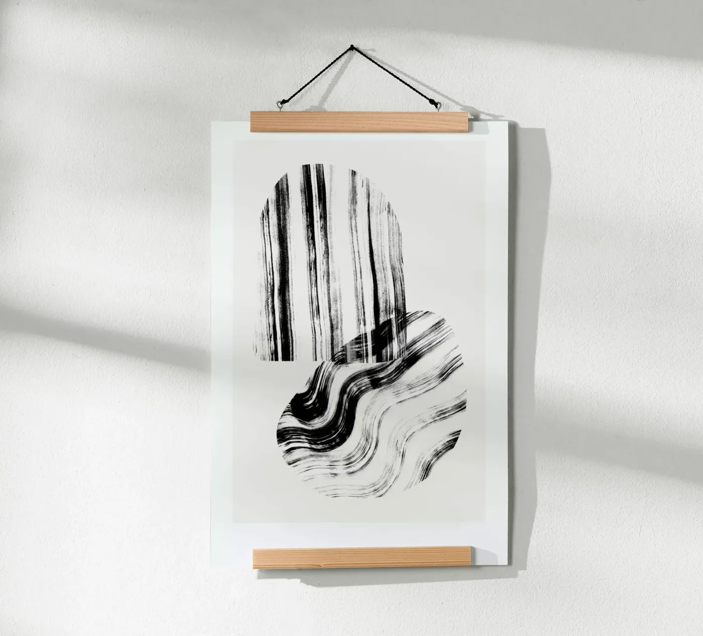 Negative Brush Strokes poster da Graphite