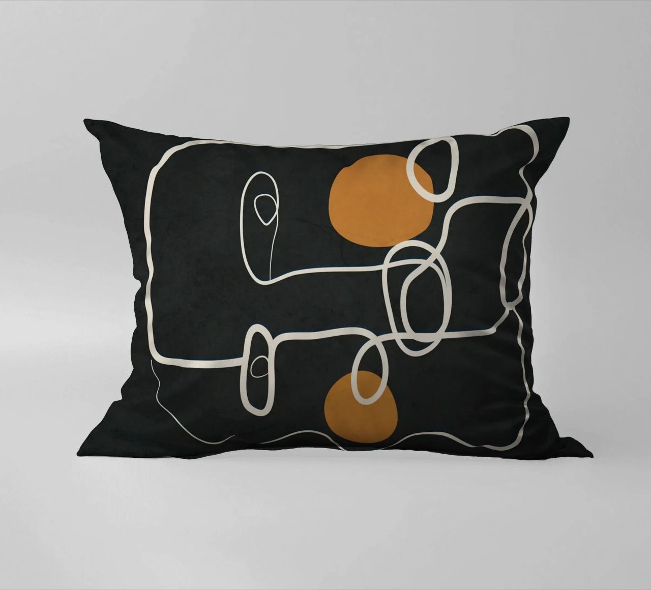 Abstract Face Line Art 2 cuscino da cityart