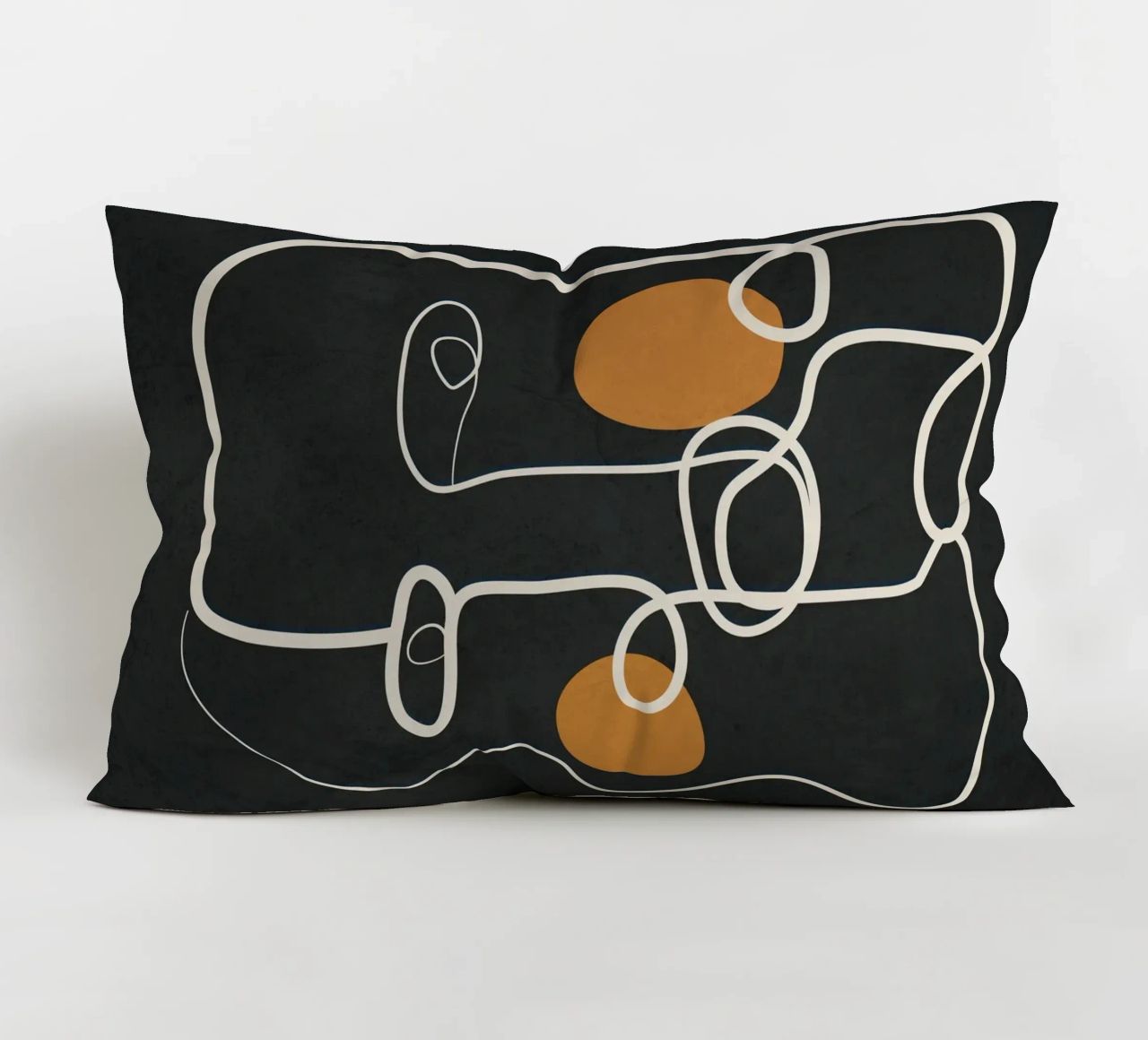 Abstract Face Line Art 2 cuscino da cityart