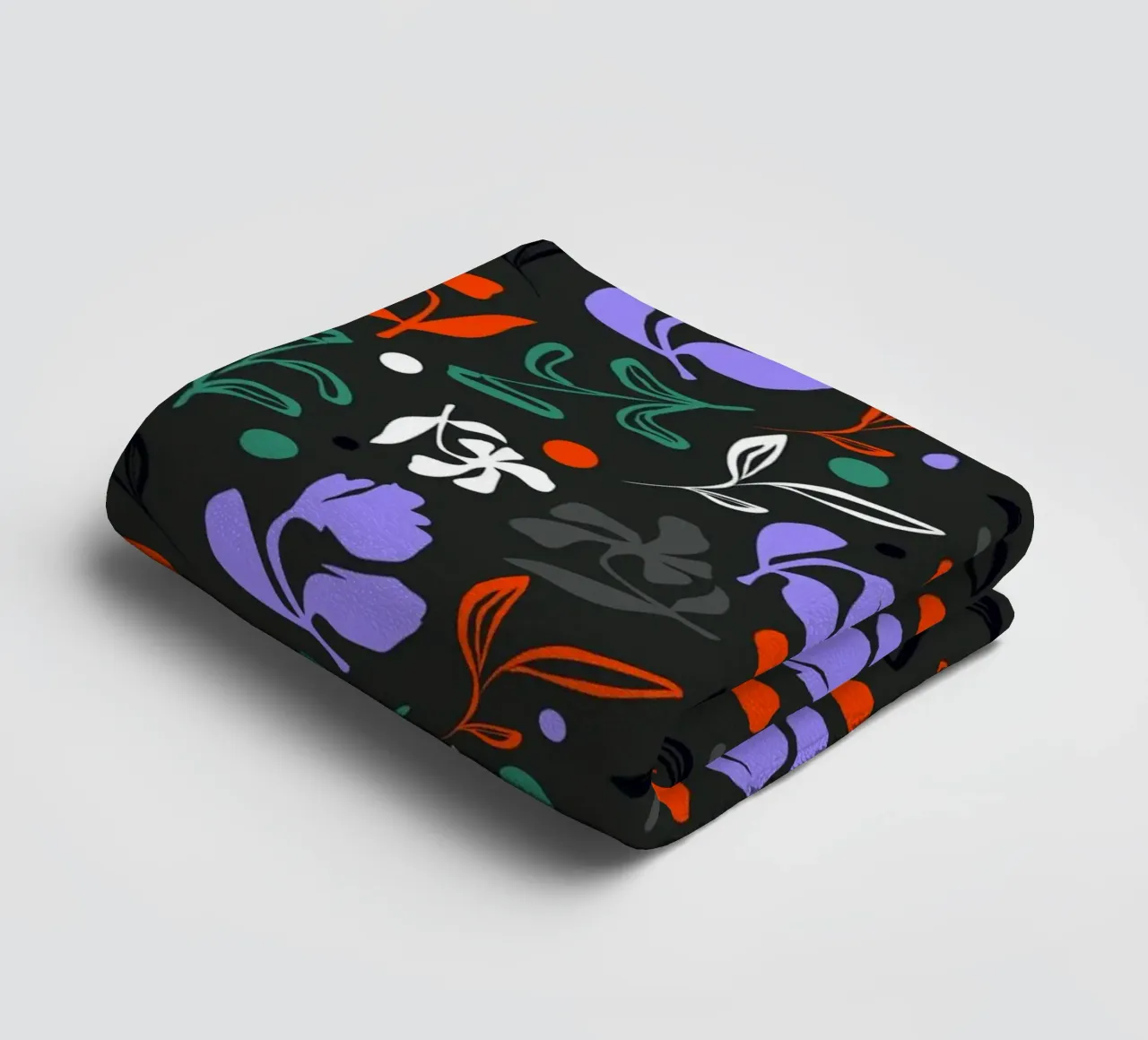 Twilight Flora towel by Kintsugi99