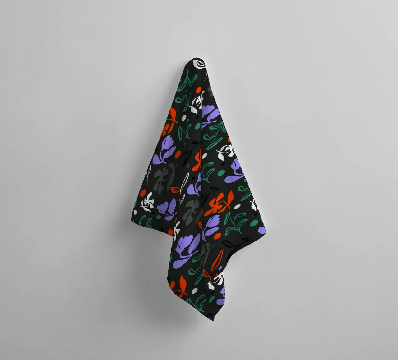 Twilight Flora towel by Kintsugi99