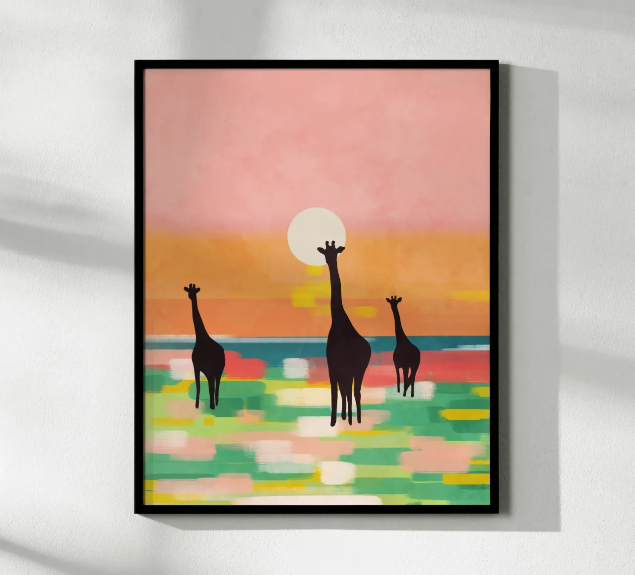 Costa cremisi poster con telaio in alluminio da Kintsugi99