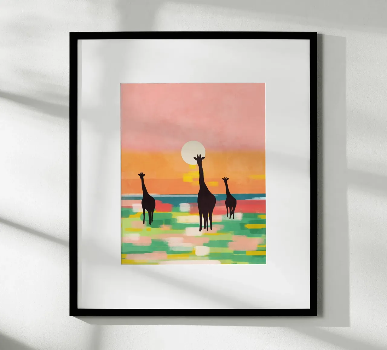 Costa cremisi poster con telaio in alluminio da Kintsugi99