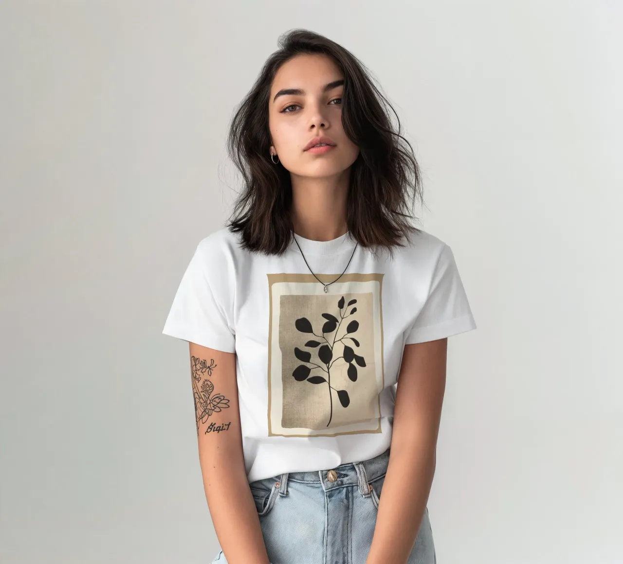Modern Minimal Branch 1 t-shirt da cityart