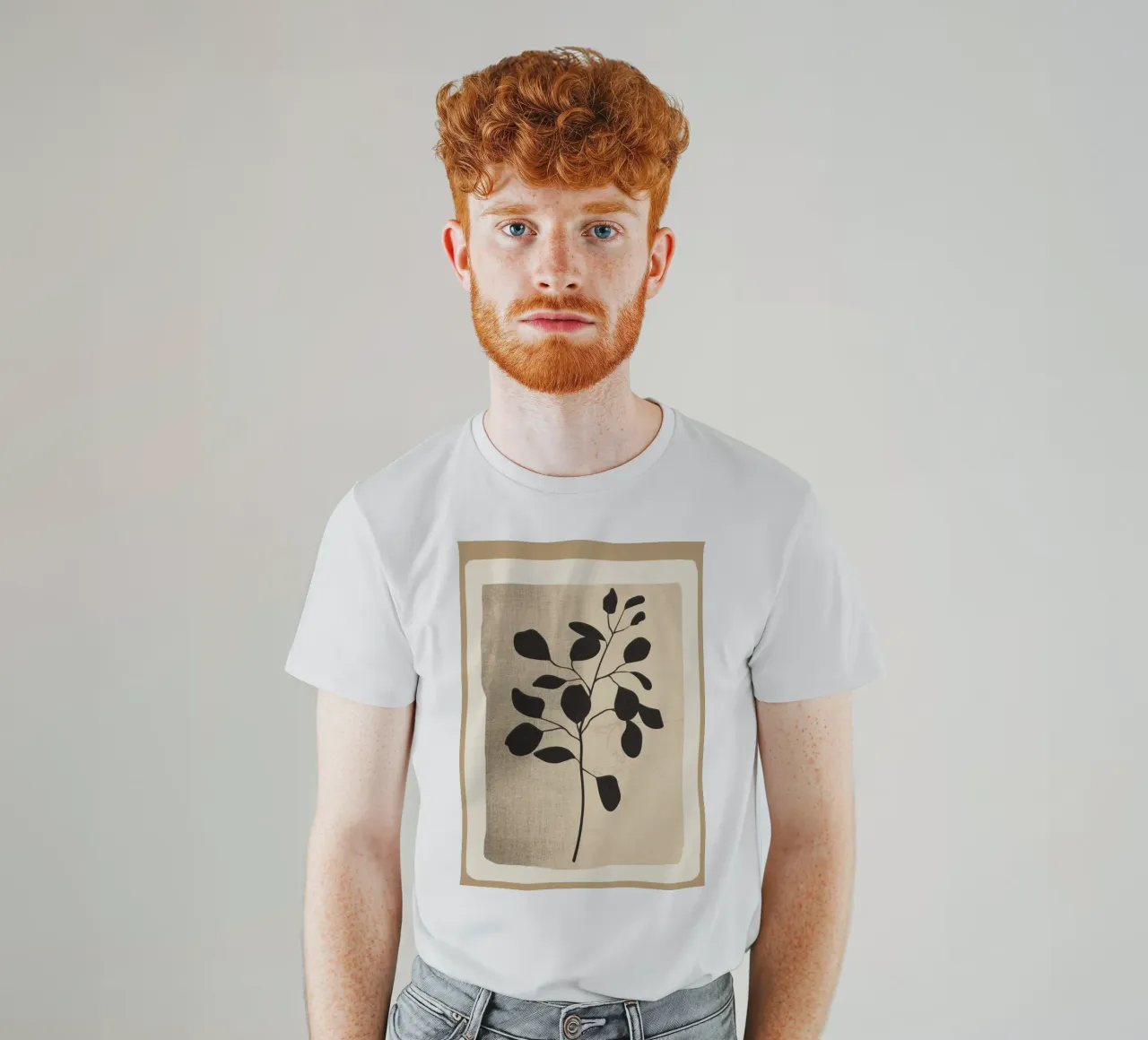 Modern Minimal Branch 1 t-shirt da cityart