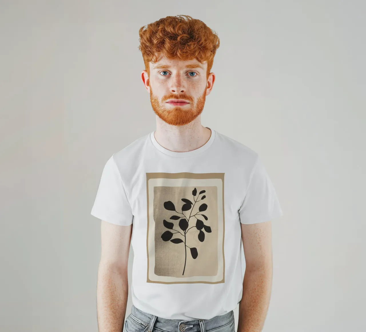 Modern Minimal Branch 1 t-shirt de cityart