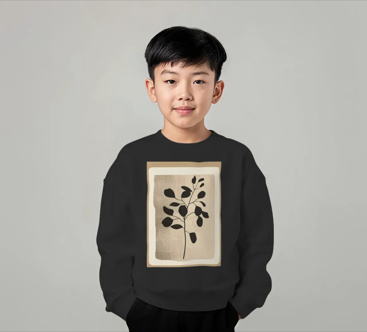 Modern Minimal Branch 1 felpa bambino da cityart