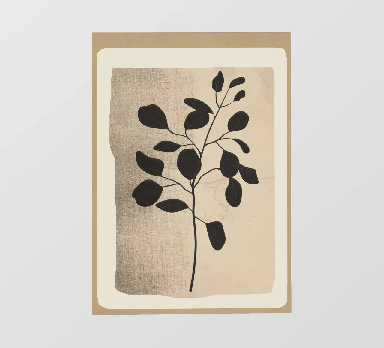 Modern Minimal Branch 1 telo in pvc da cityart