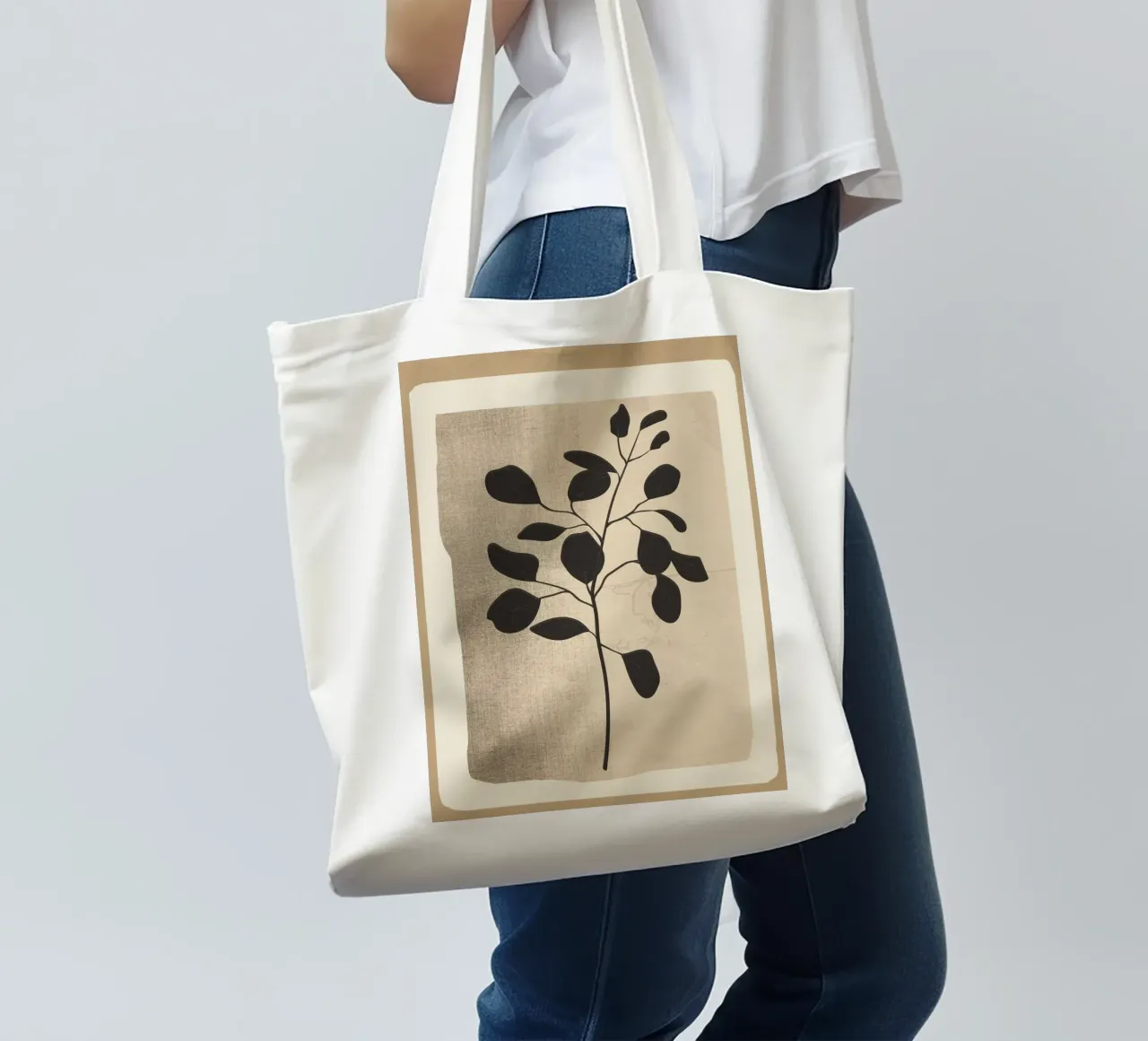 Modern Minimal Branch 1 tote bag de cityart