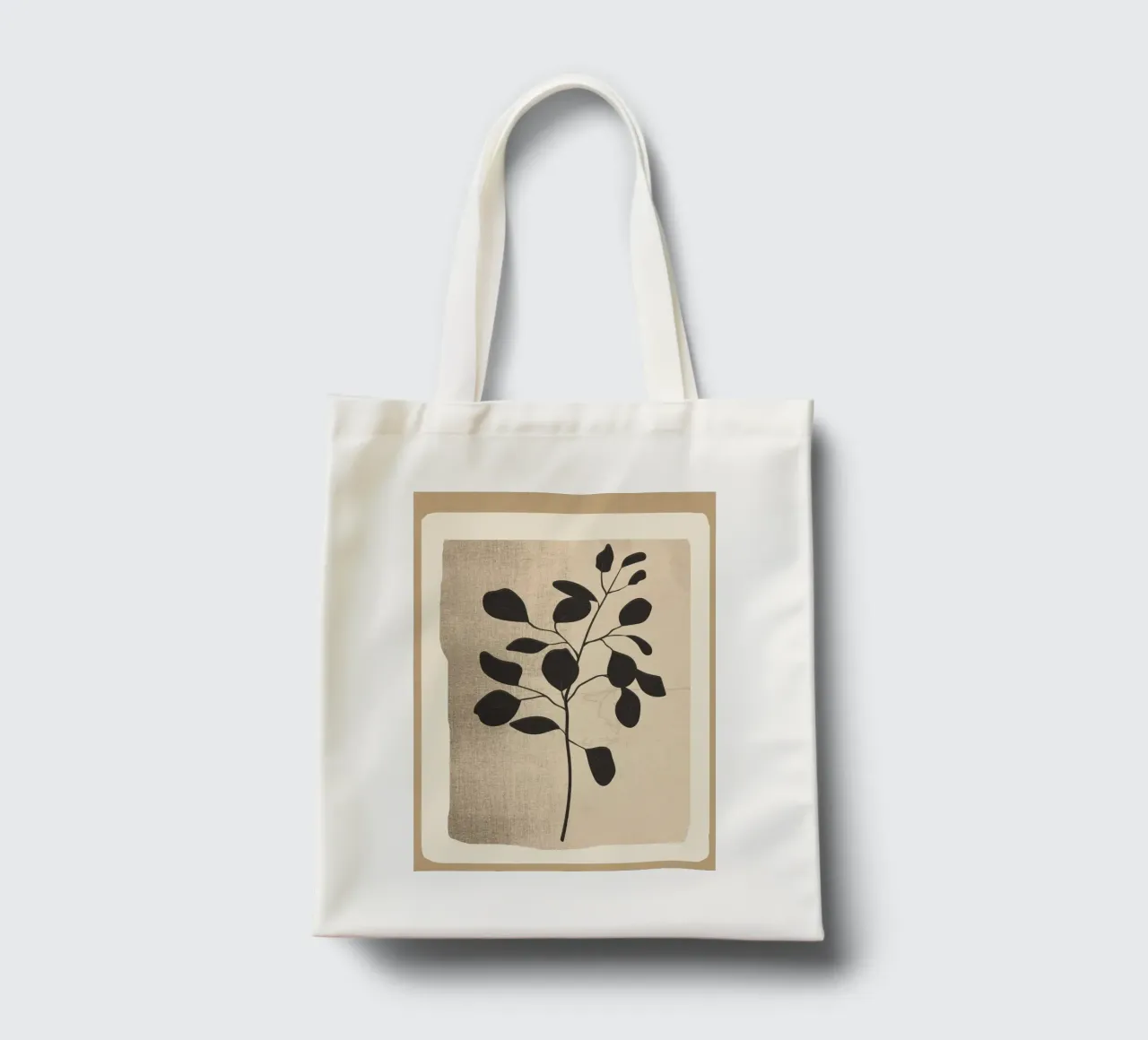 Modern Minimal Branch 1 borsa in juta da cityart