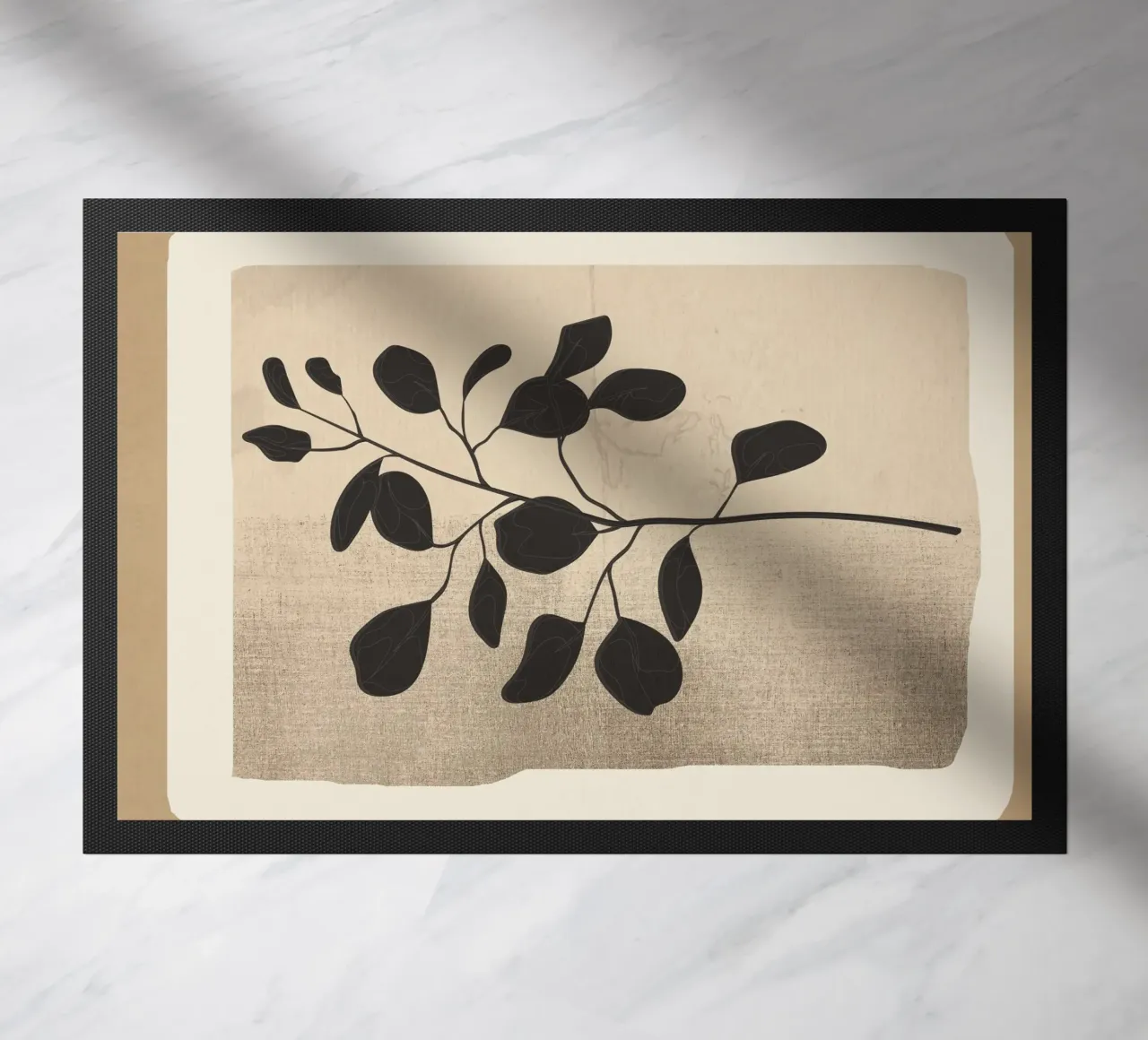 Modern Minimal Branch 1 felpudo de cityart