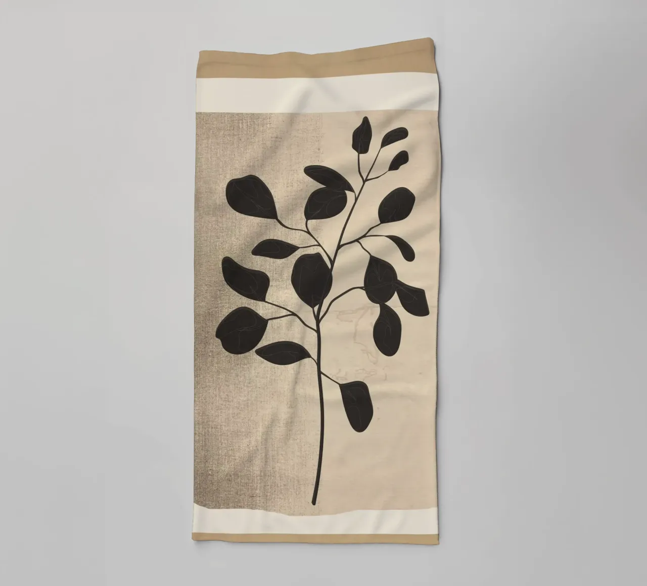 Modern Minimal Branch 1 asciugamano da bagno da cityart