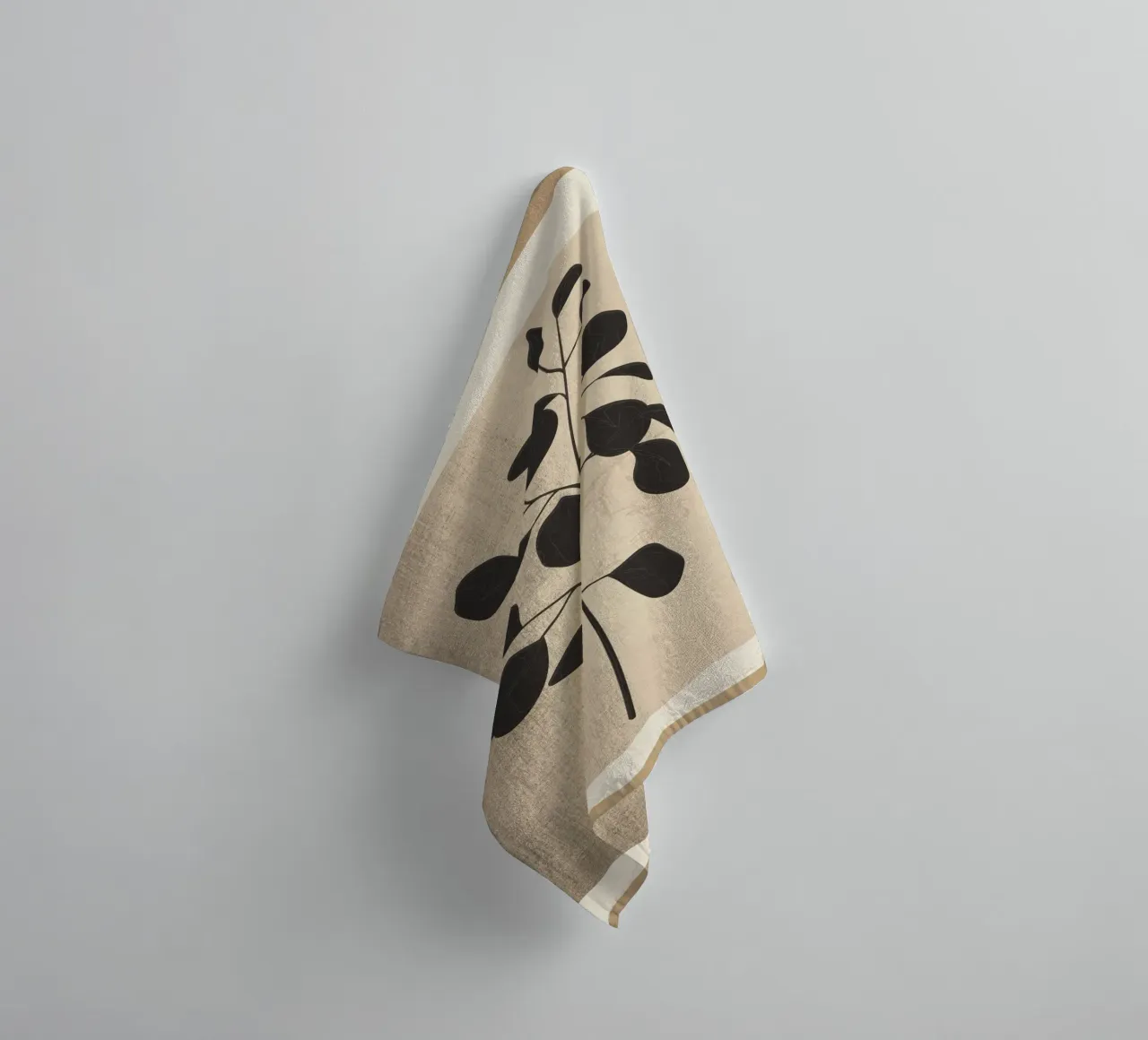 Modern Minimal Branch 1 asciugamano da bagno da cityart