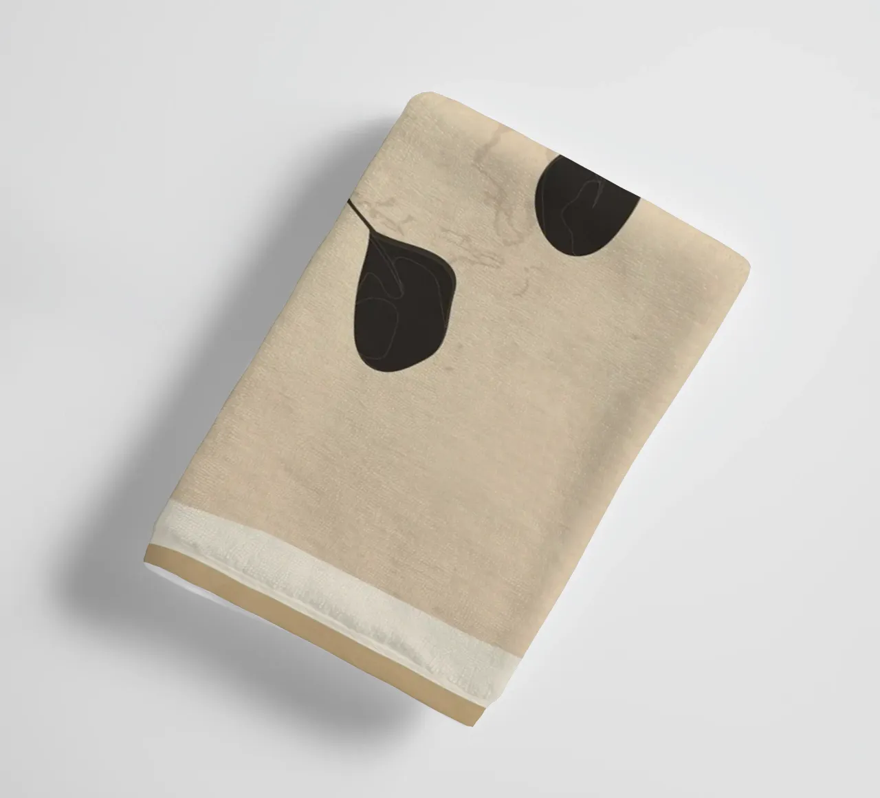 Modern Minimal Branch 1 asciugamano da bagno da cityart