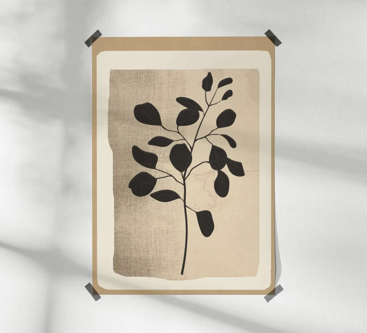 Modern Minimal Branch 1 carta hahnemühle da cityart