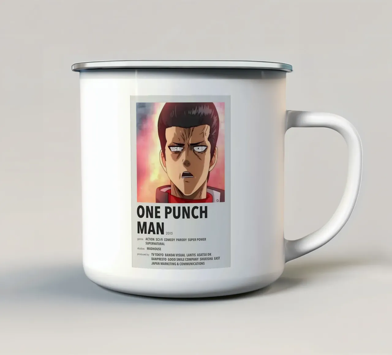 ONE PUNCH  MAN  2015 tazza in smalto da Totoya