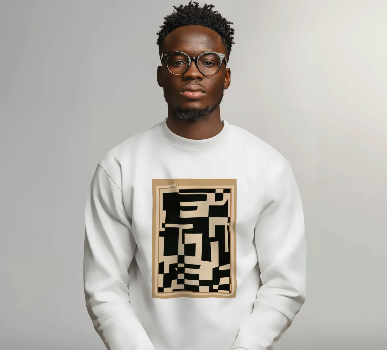 Abstract Edged Form Sweatshirt von cityart